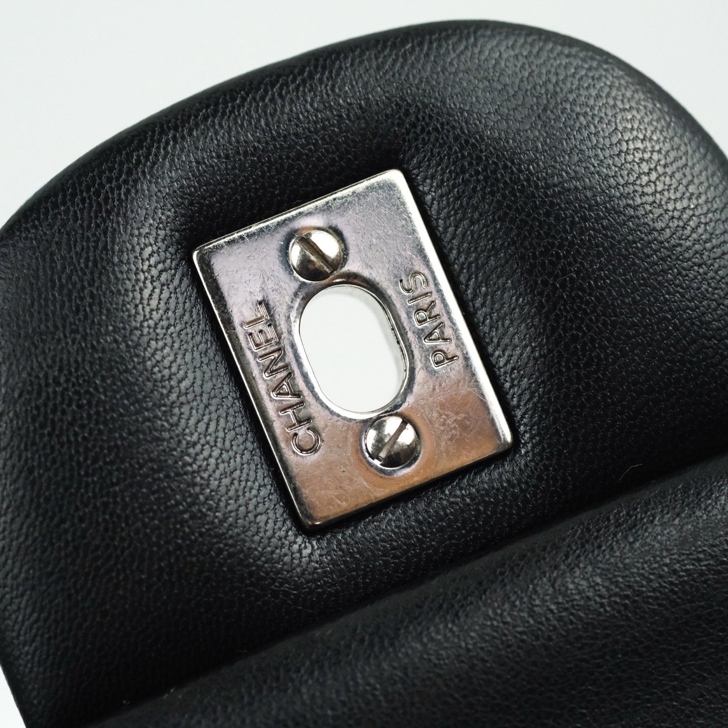 Chanel Jumbo Double Flap Black Lambskin Silver Hardware⁣⁣