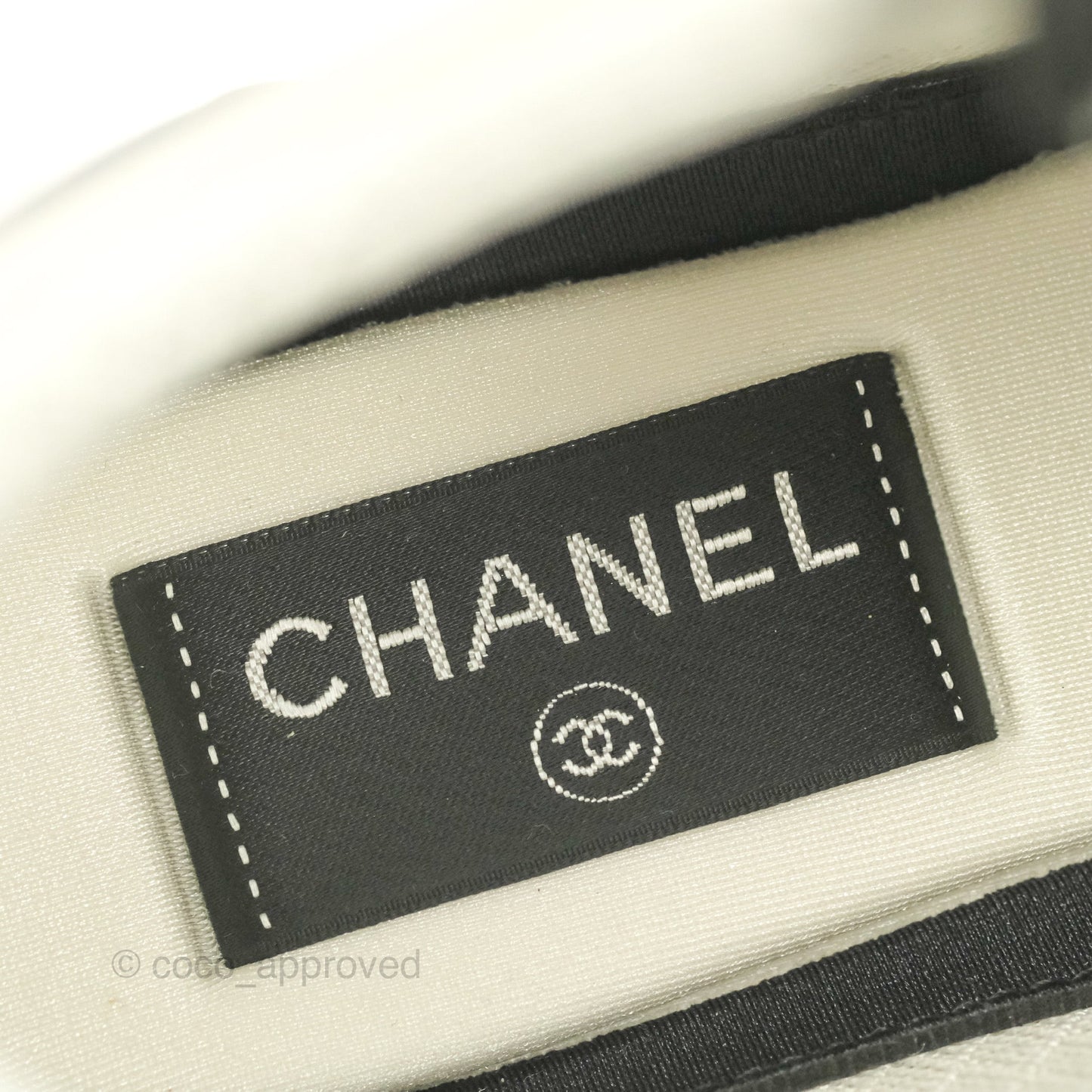Chanel CC Fabric Trainers Size 37
