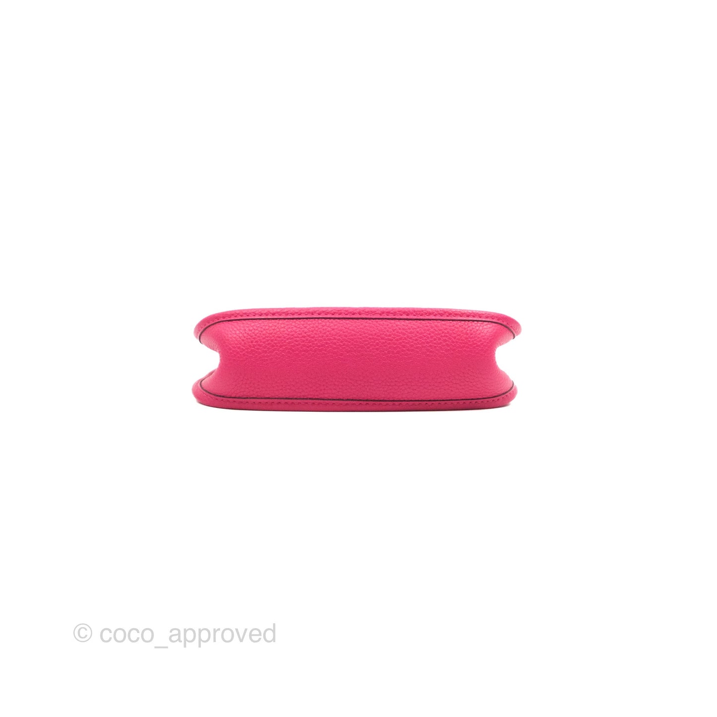 Hermès Mini Evelyne 16 Rose Mexico TM Palladium Hardware