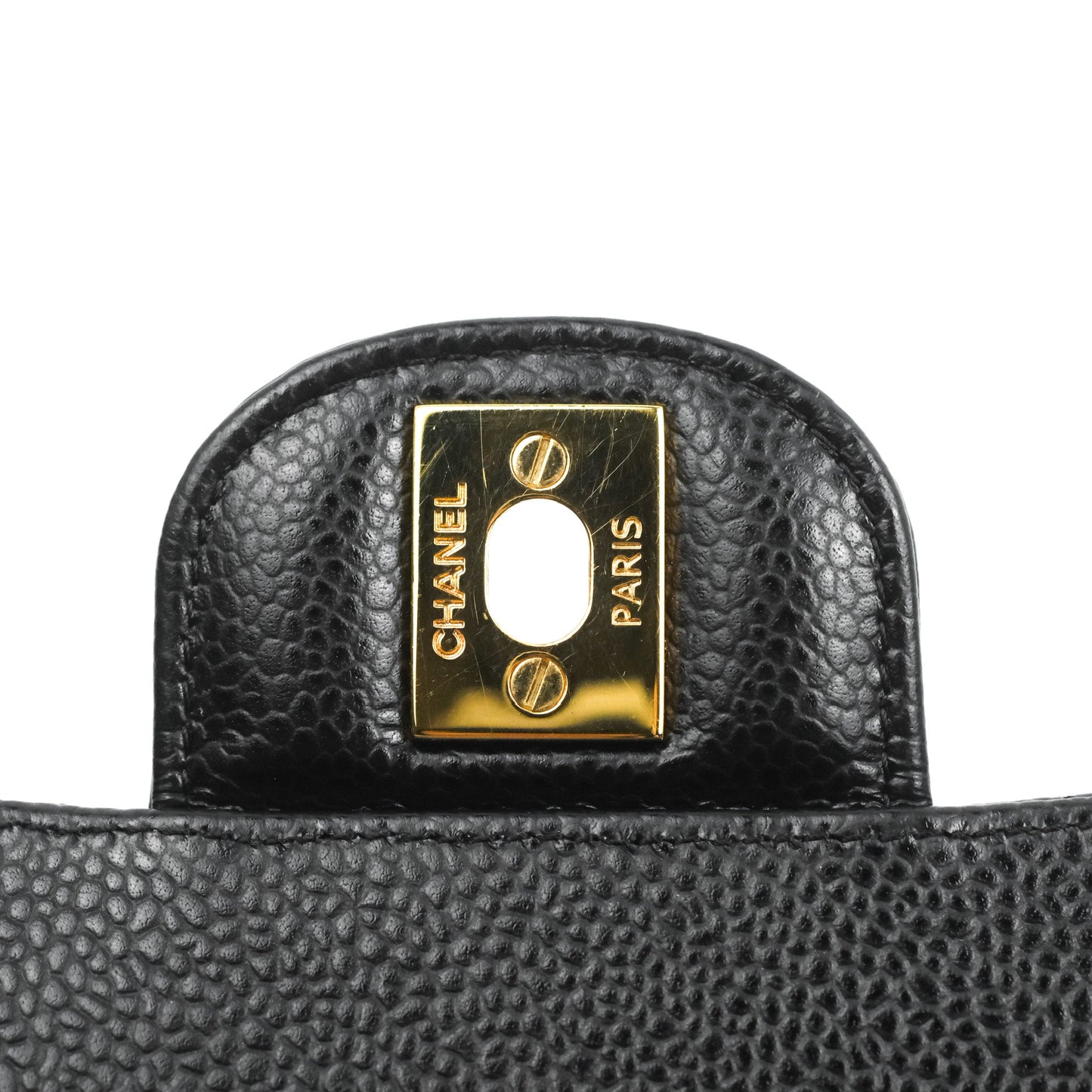 Chanel Quilted Small Classic Flap Black Caviar Gold Hardware