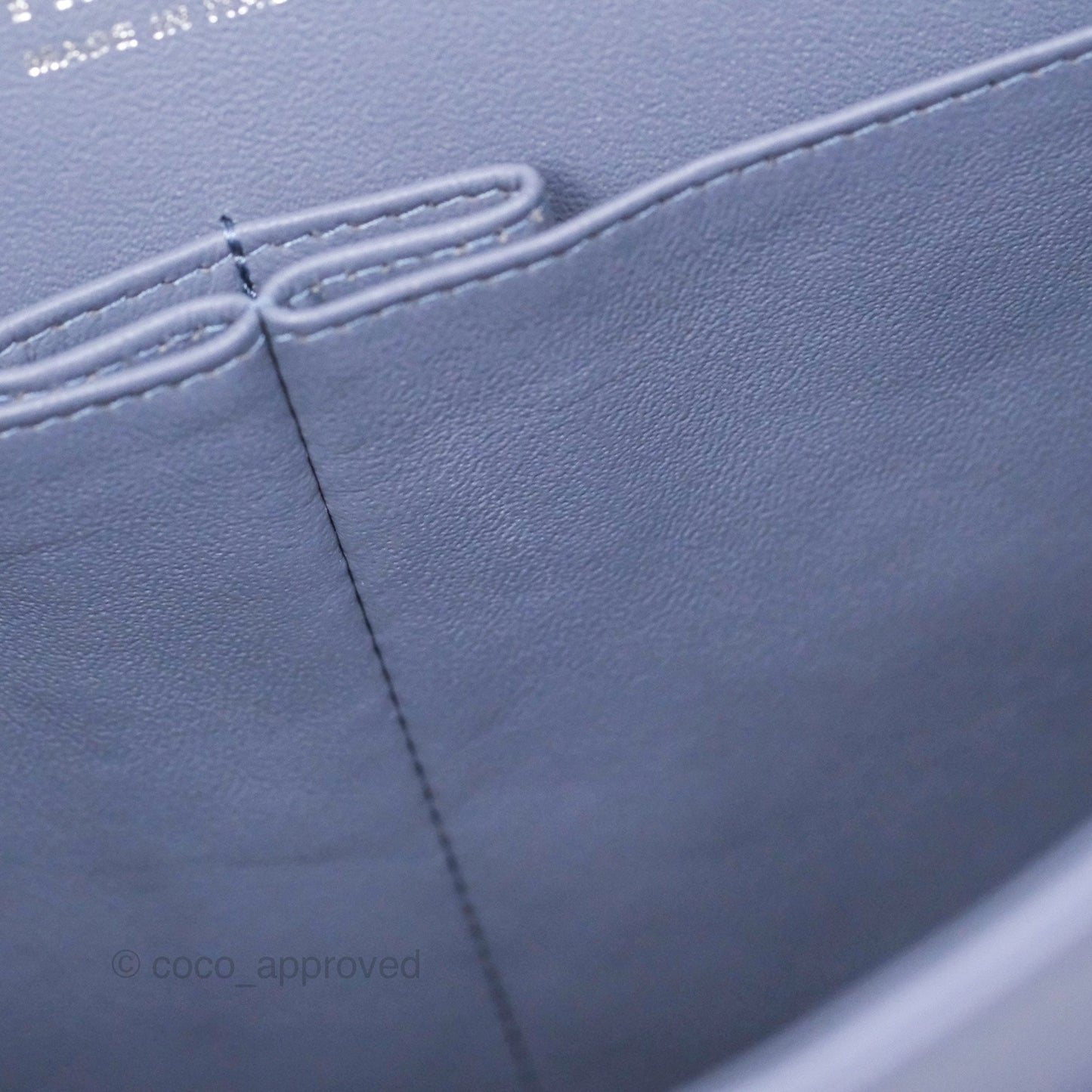 Chanel Jumbo Double Flap Lavender Blue Lambskin Silver Hardware⁣⁣