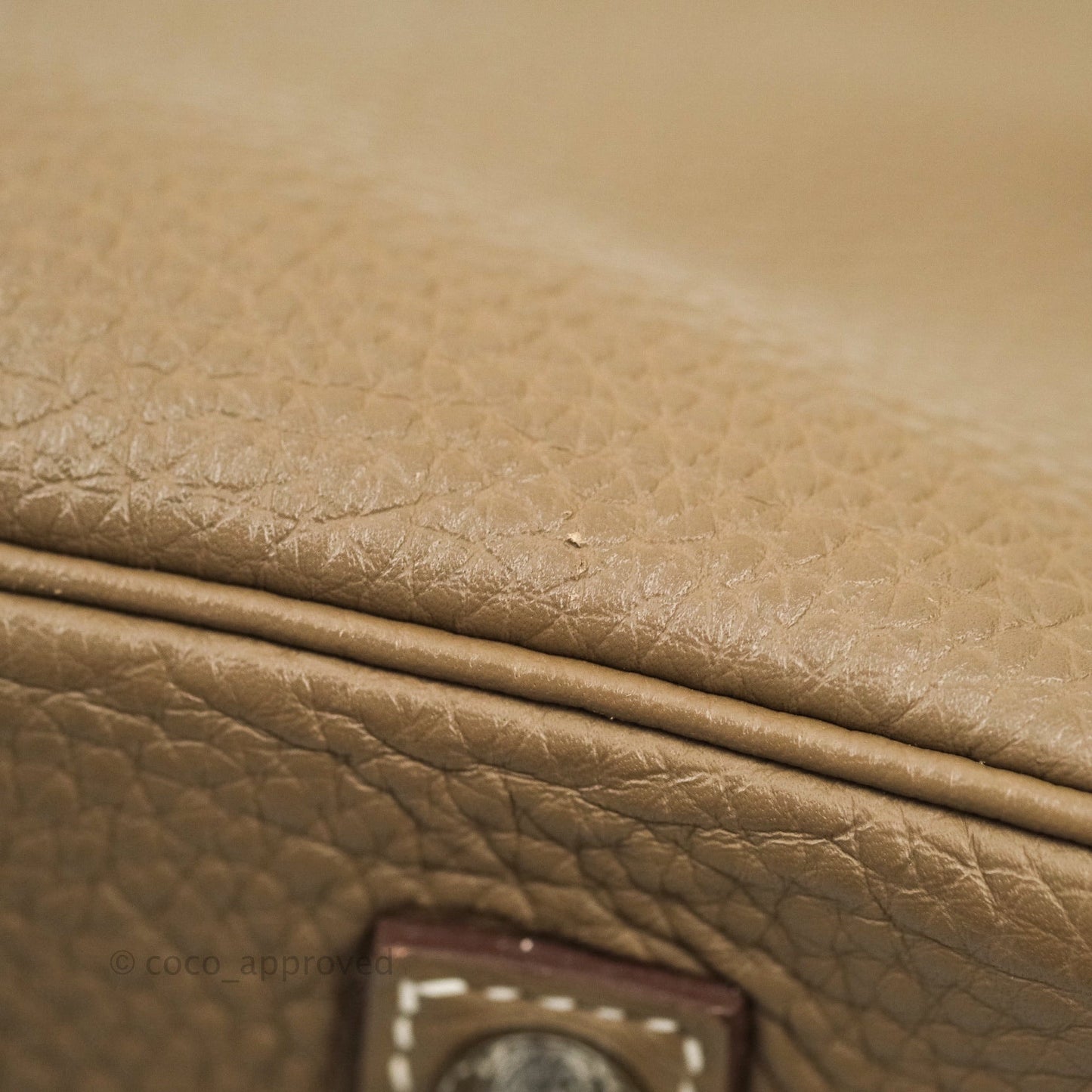 Hermès Birkin 35 Etoupe Togo Palladium Hardware