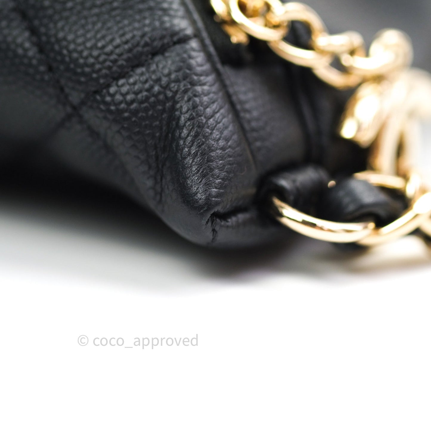 Chanel Quilted Business Affinity Waist Belt Bag Black Caviar Gold Hardware
