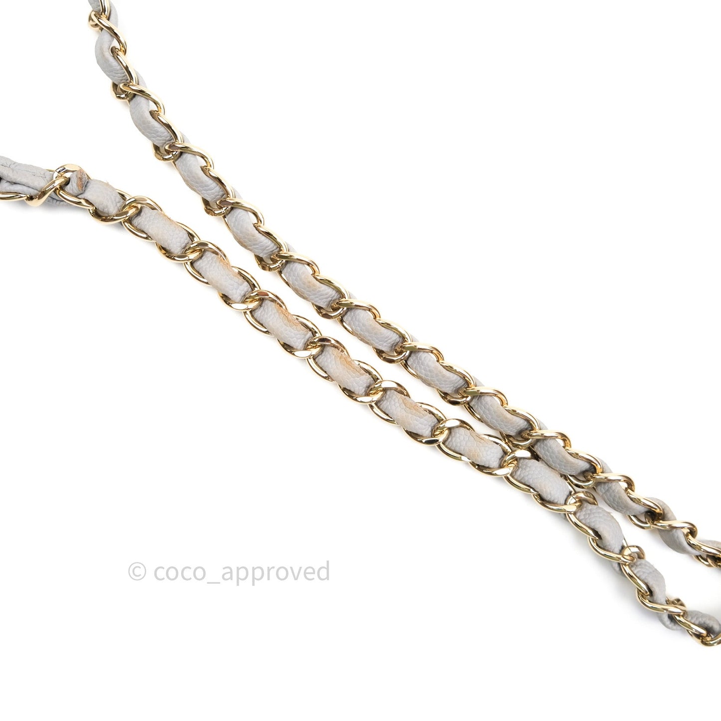Chanel Quilted Medium Business Affinity Flap Grey Caviar Light Gold Hardware
