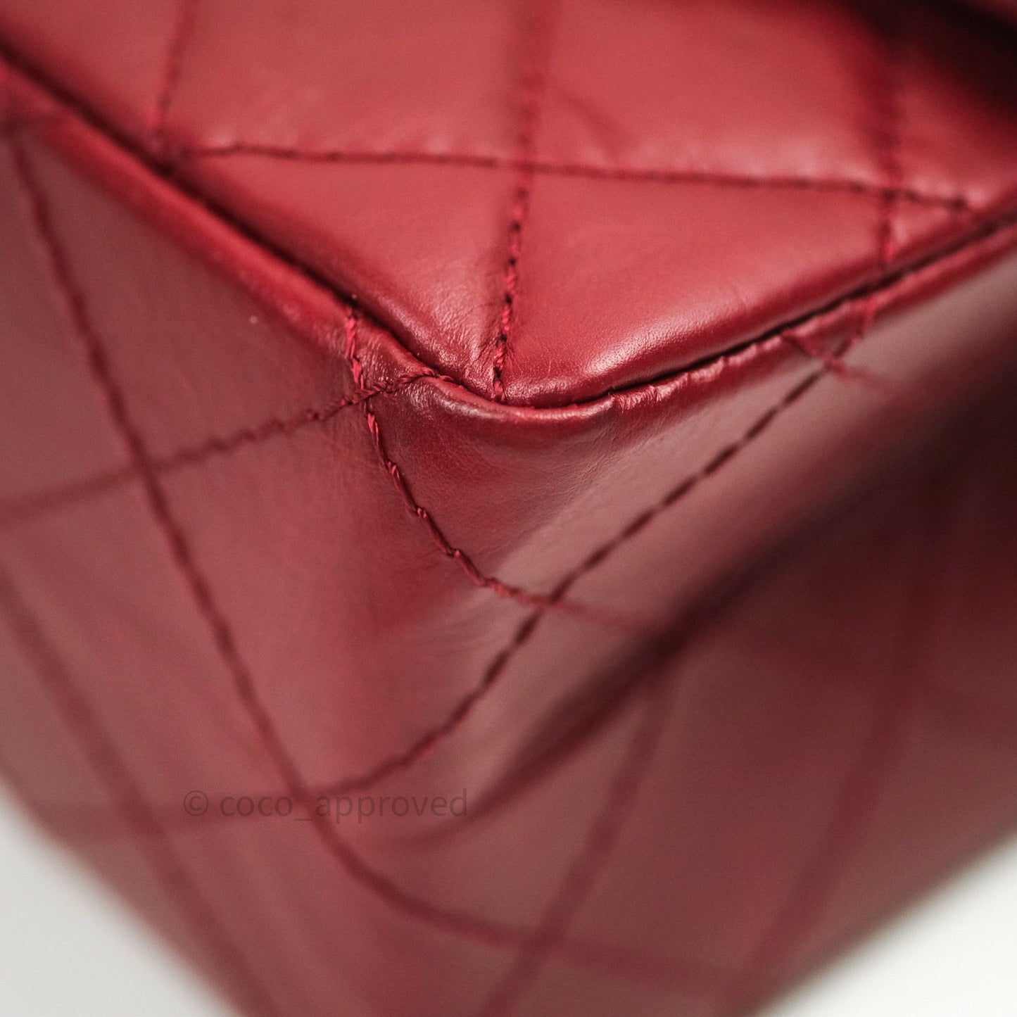 Chanel Reissue Quilted Aged Calfskin Dark Red Ruthenium Hardware 226