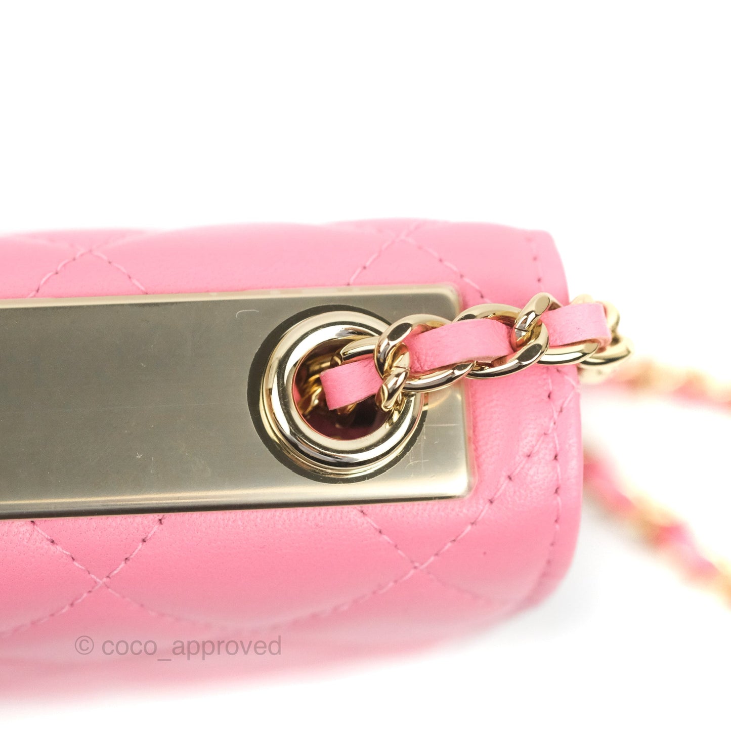 Chanel Trendy CC WOC Pink Lambskin Gold Hardware