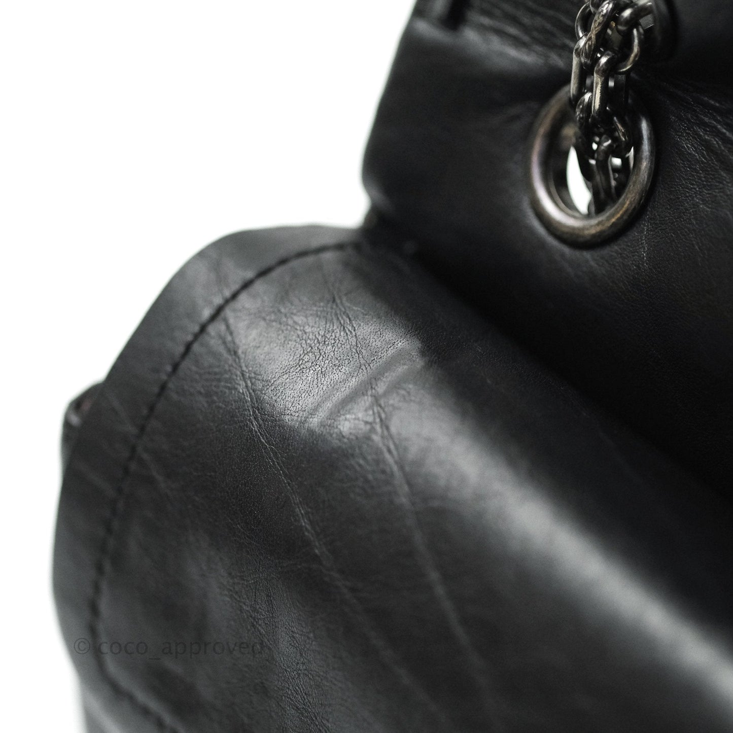 Chanel Reissue Quilted Aged Calfskin Black Ruthenium Hardware 226