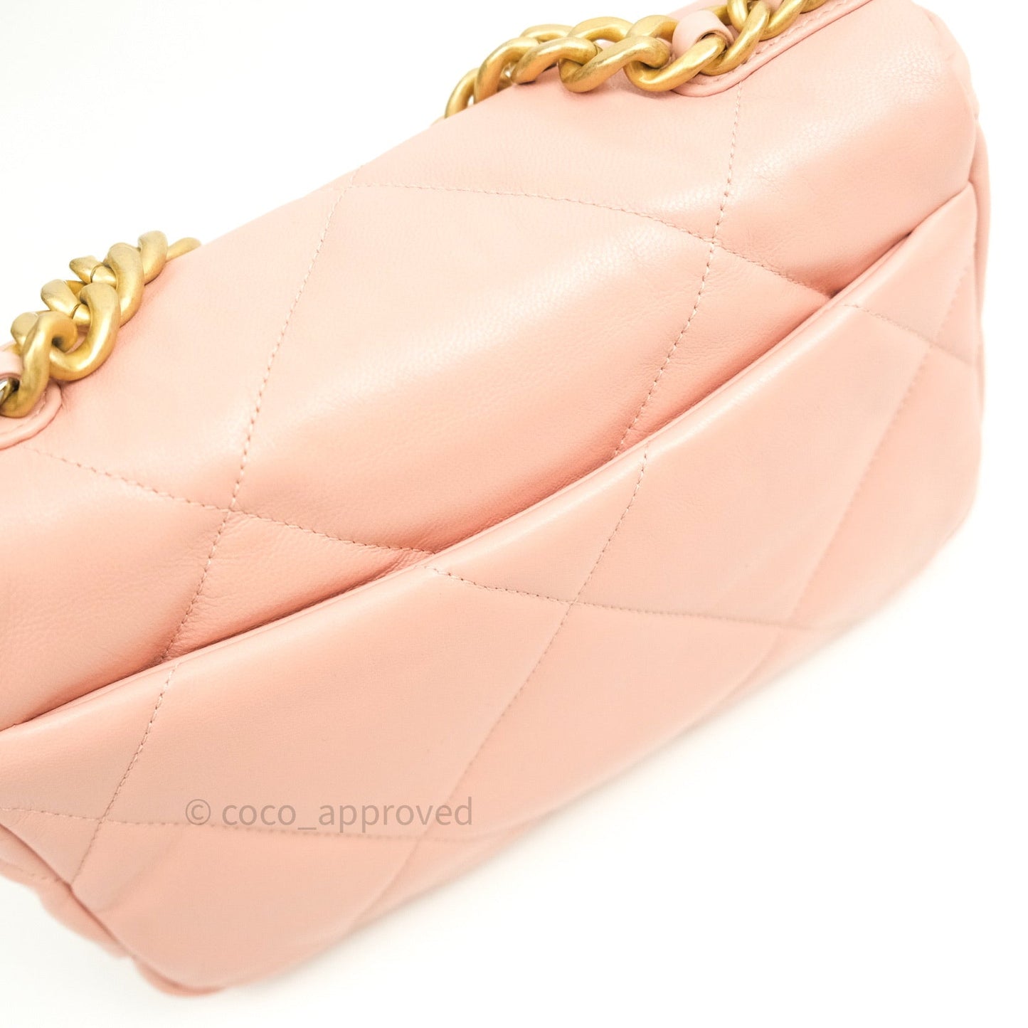 Chanel 19 Small Goatskin Rose Pink Mixed Hardware
