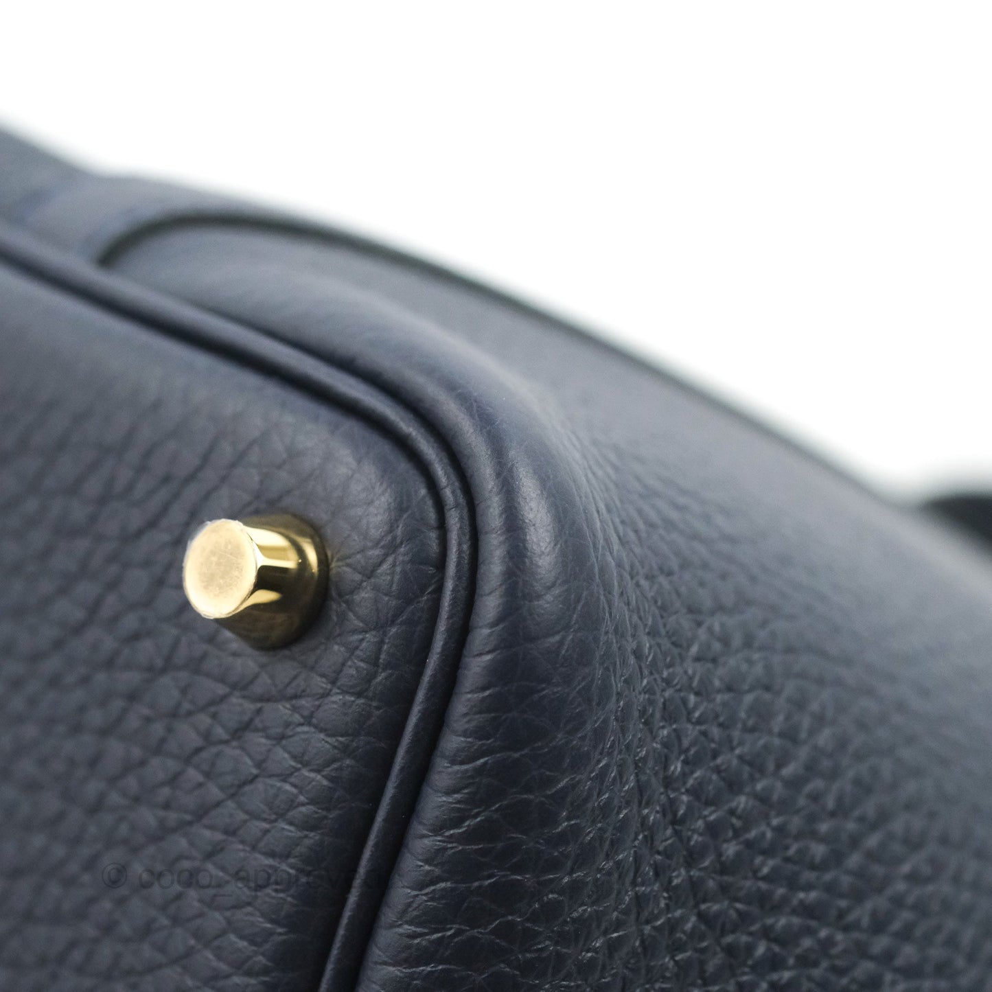 Hermès Picotin 18 PM Bleu Nuit Clemence Gold Hardware