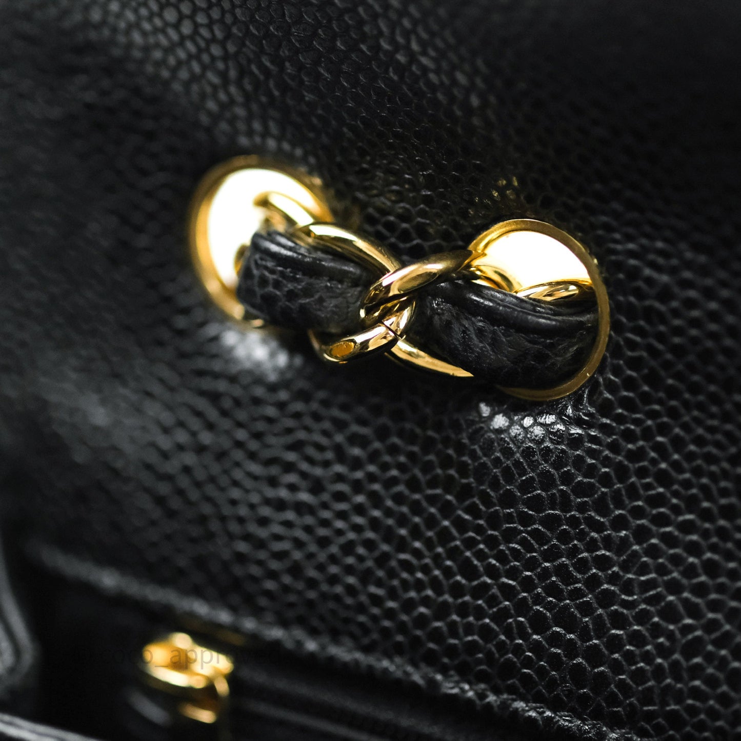 Chanel Jumbo Single Flap Black Caviar Gold Hardware⁣⁣