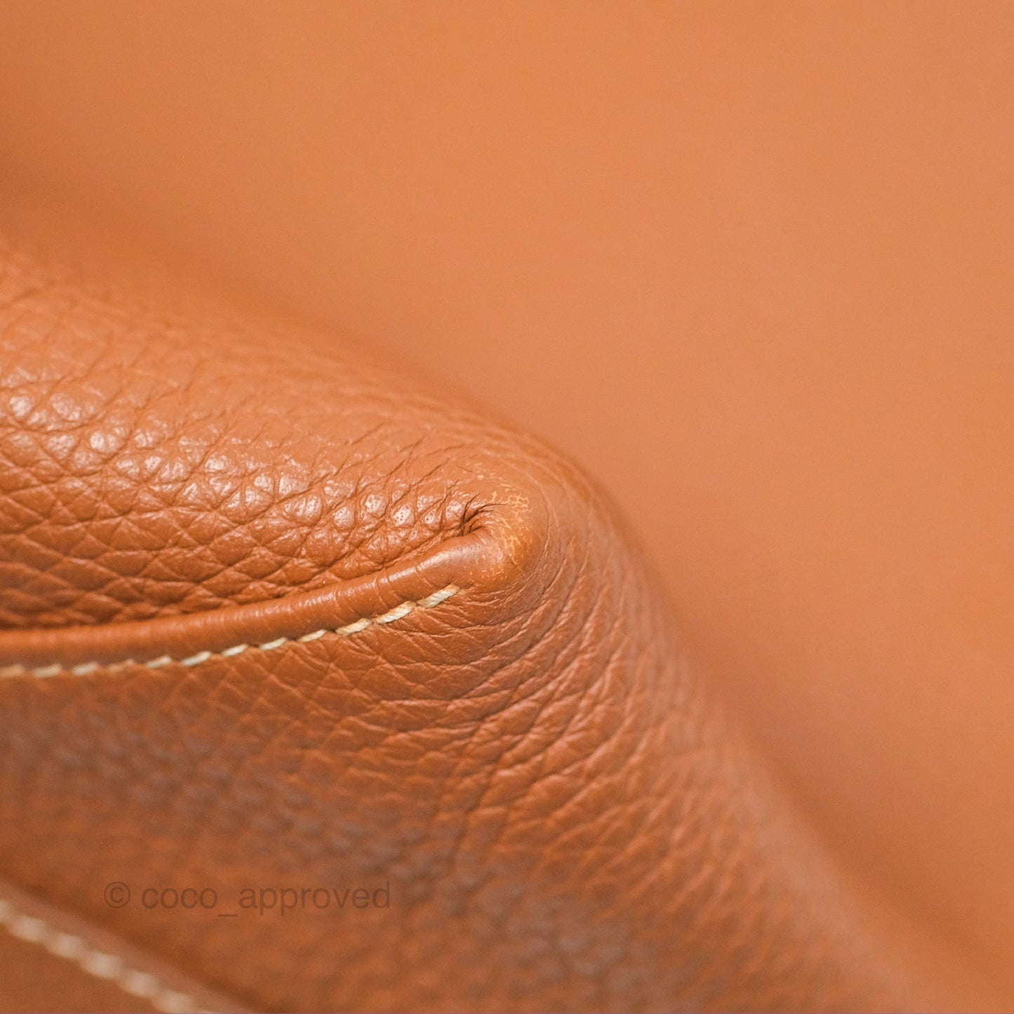 Hermès Double Sens Tote 36 Gold/ Orange Clemence