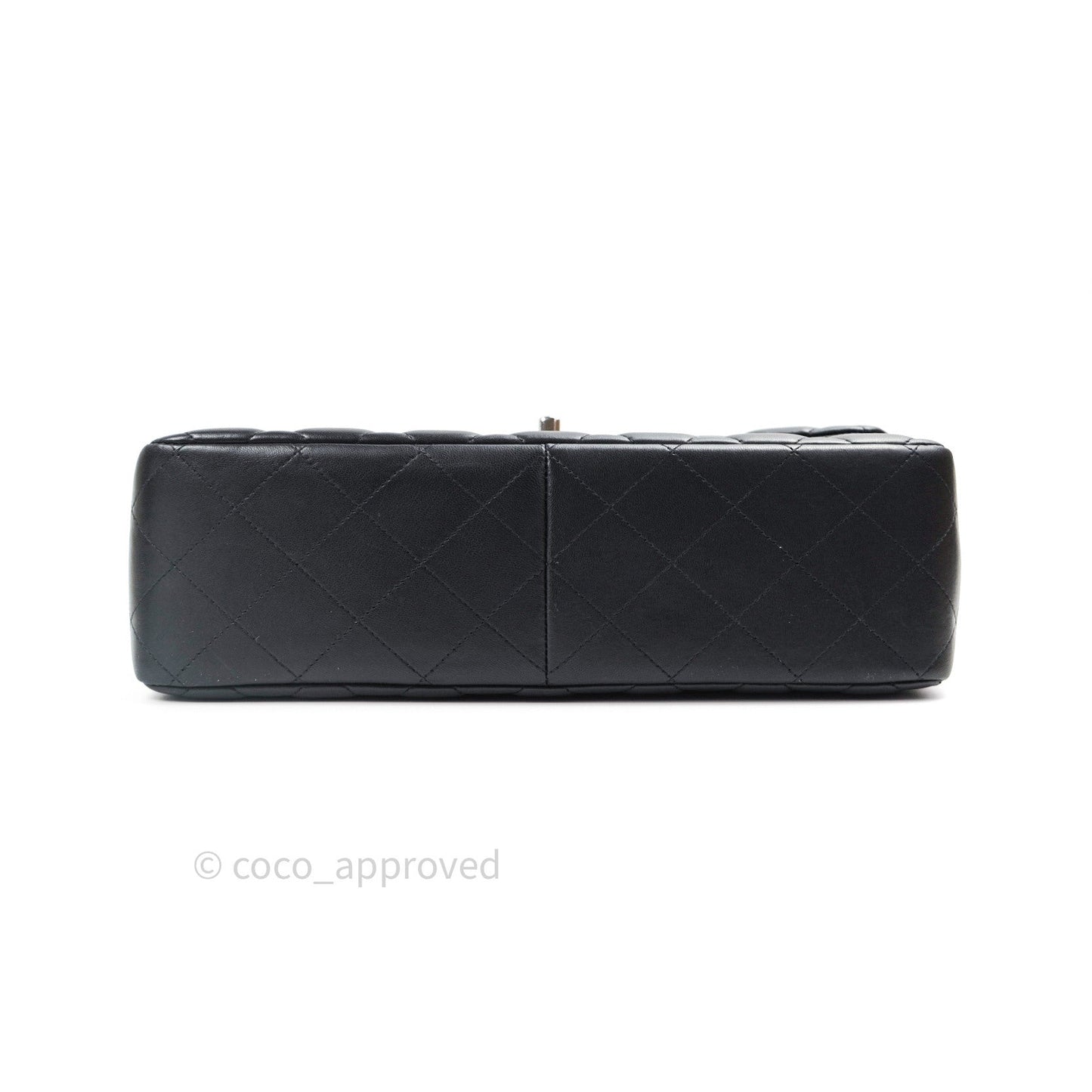 Chanel Jumbo Double Flap Black Lambskin Silver Hardware⁣⁣