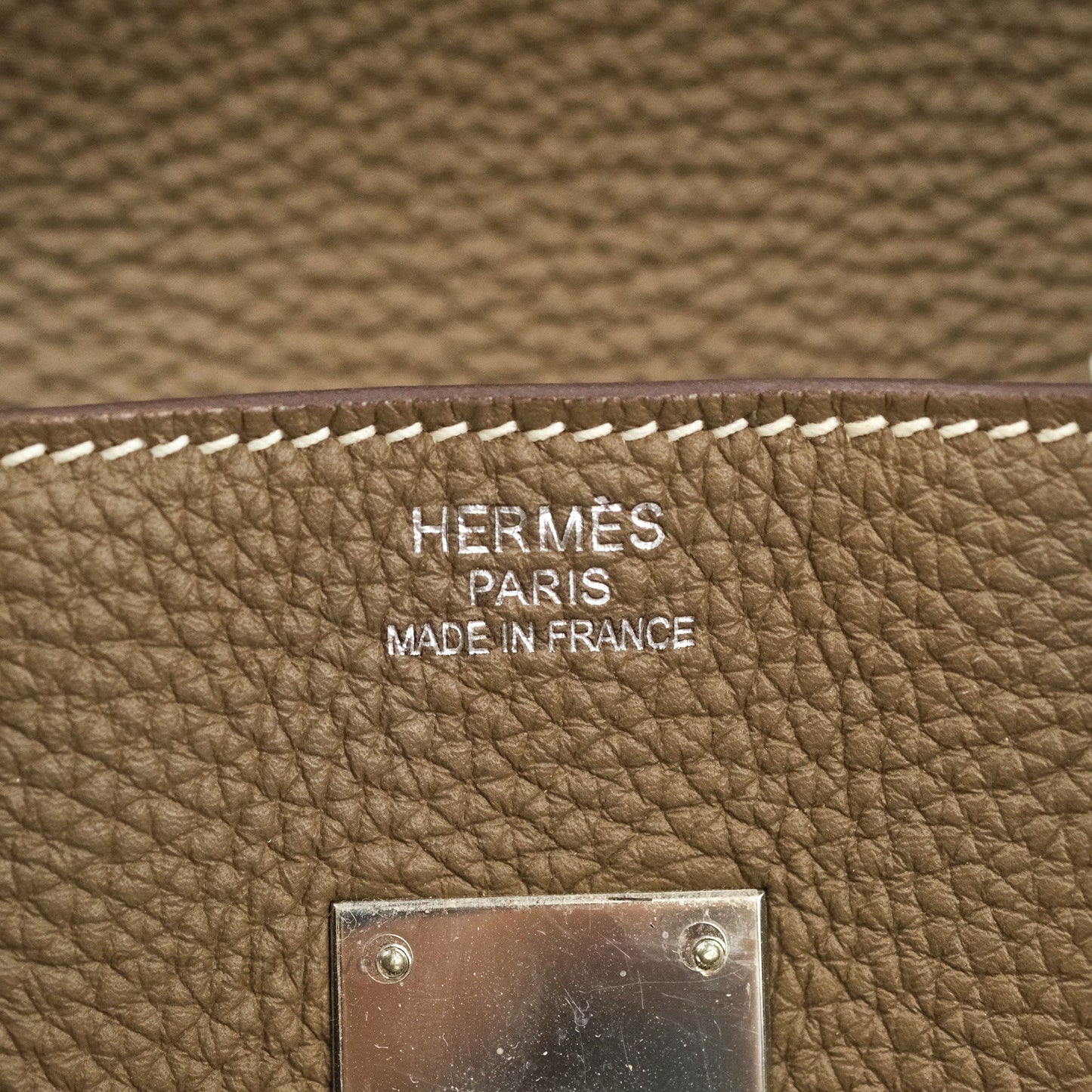 Hermès Birkin 35 Etoupe Togo Palladium Hardware