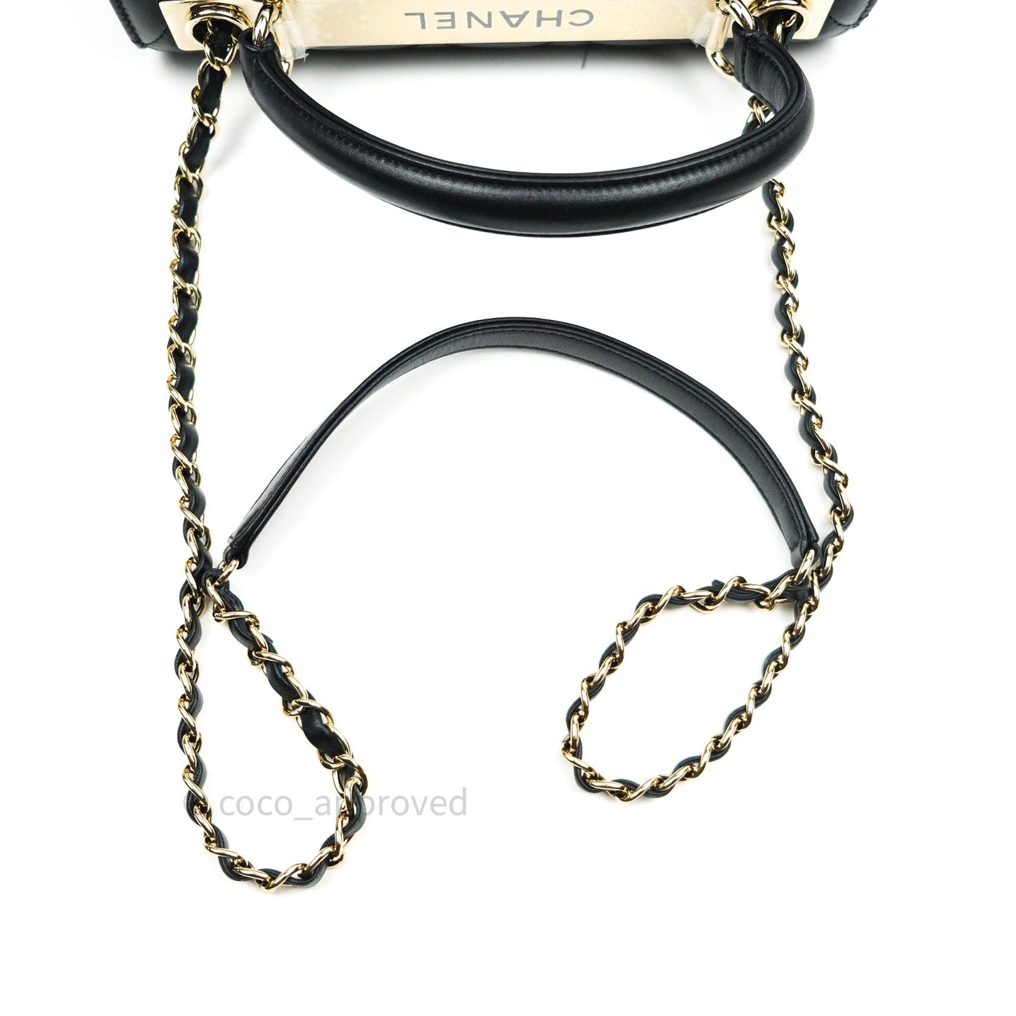 Chanel Trendy CC Small Black Lambskin Gold Hardware
