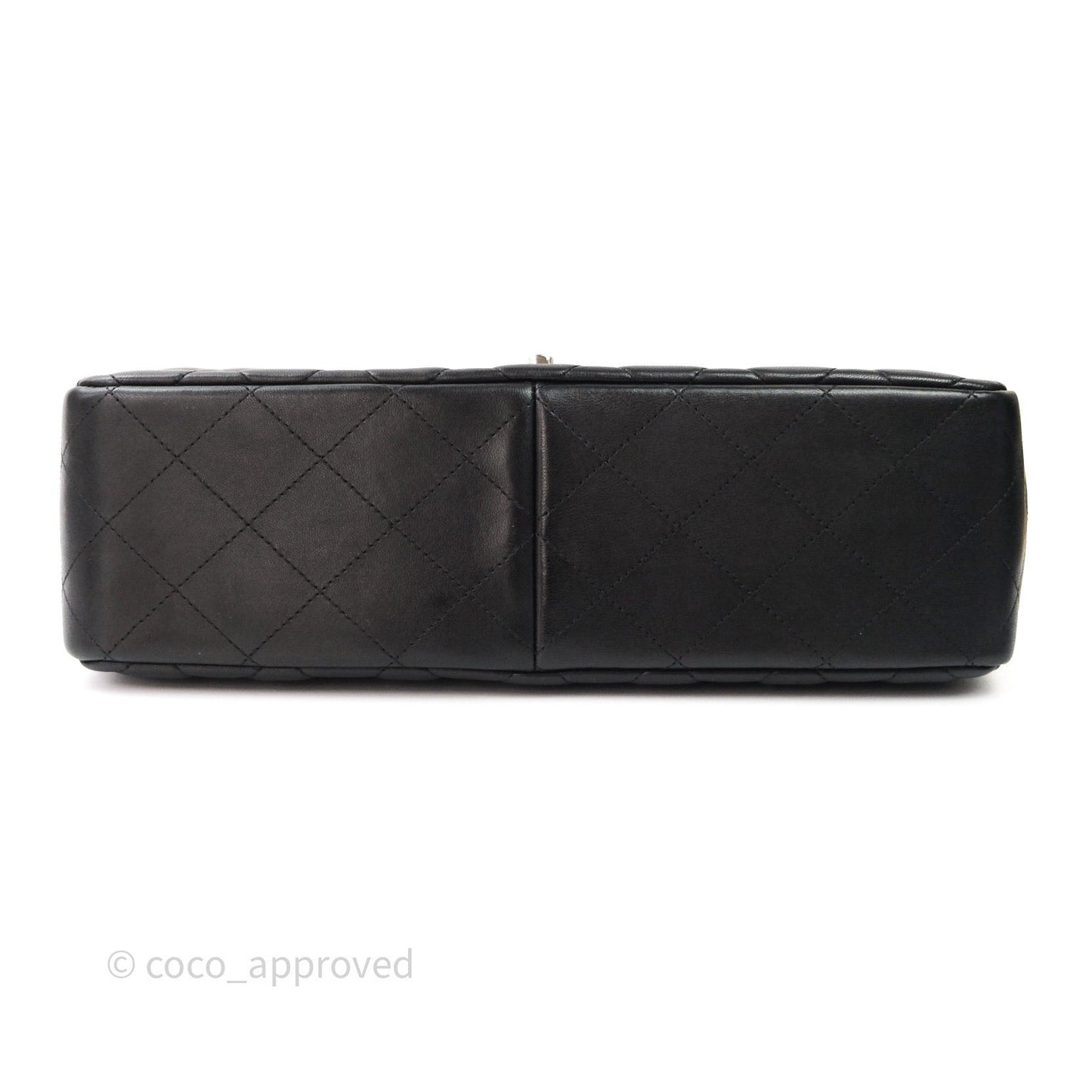 Chanel Jumbo Double Flap Black Lambskin Silver Hardware⁣⁣