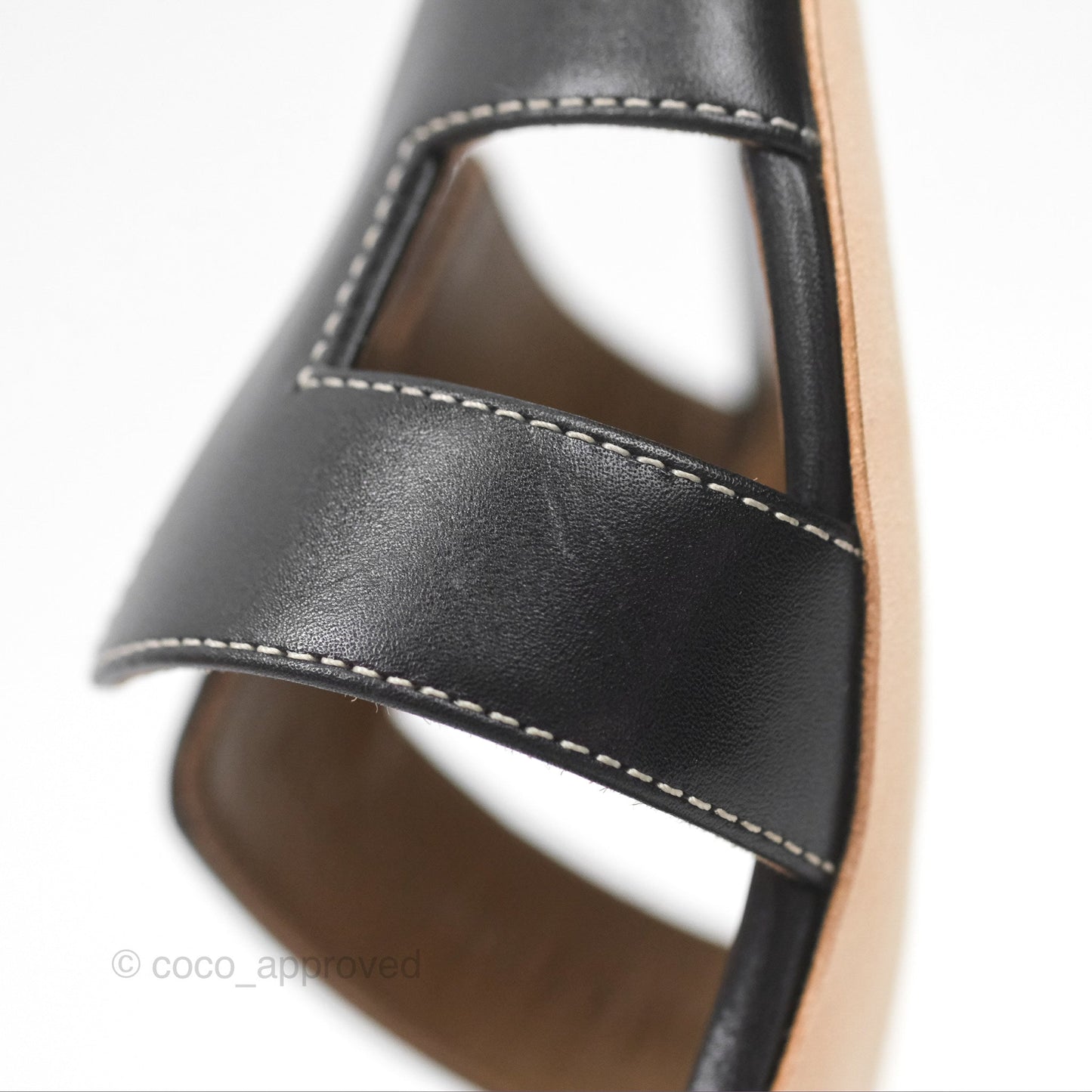 Hermès Oasis Noir 89 Sandals Size 36.5