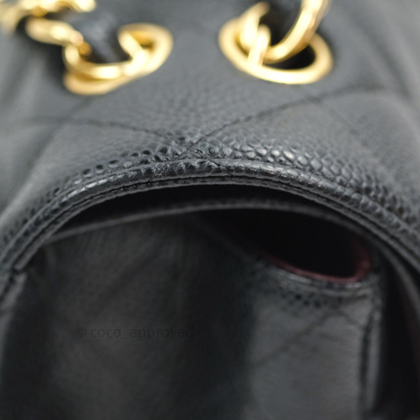 Chanel Classic Double Flap Maxi Black Caviar Gold Hardware