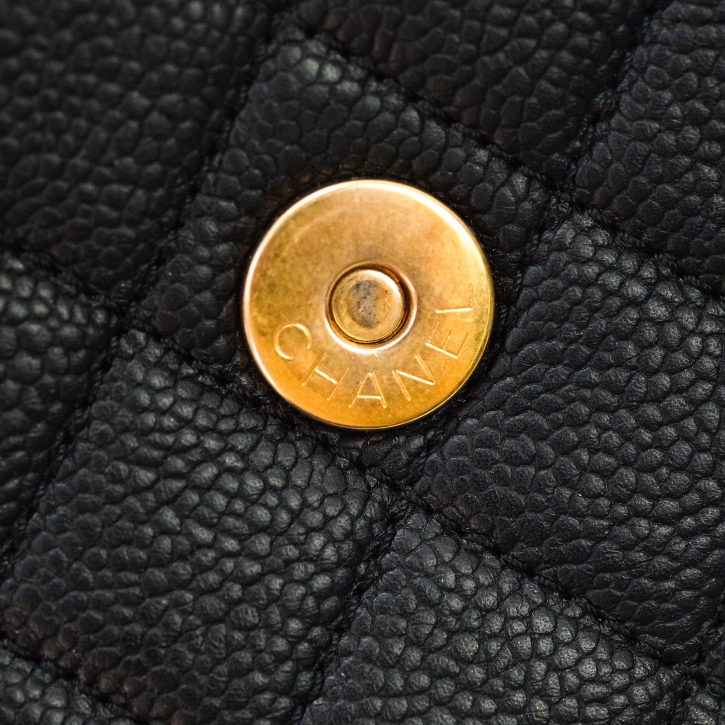 Chanel Quilted Small CC Filigree Flap Black Caviar