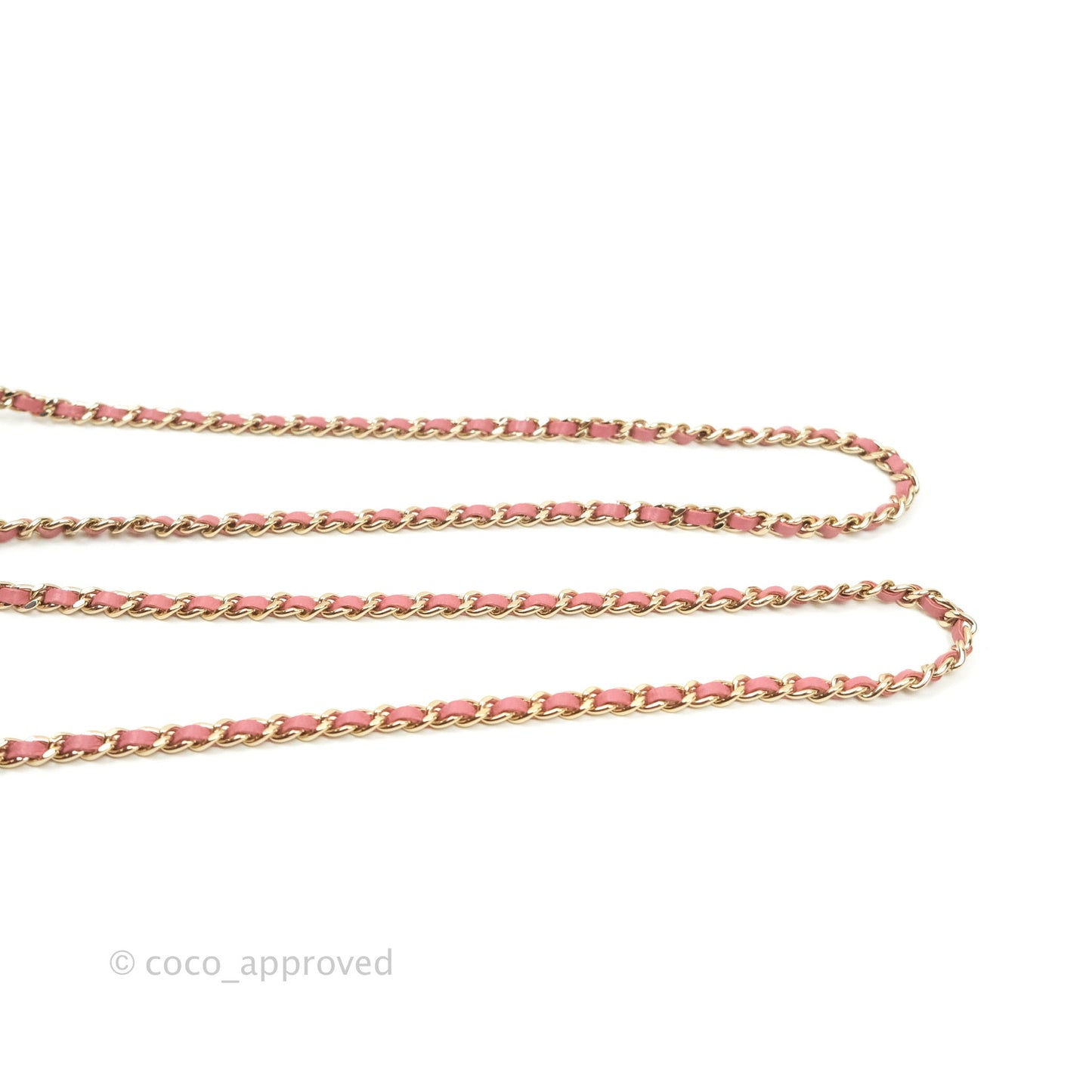 Chanel Trendy CC WOC Wallet on Chain Chevron Pink Lambskin Gold Hardware