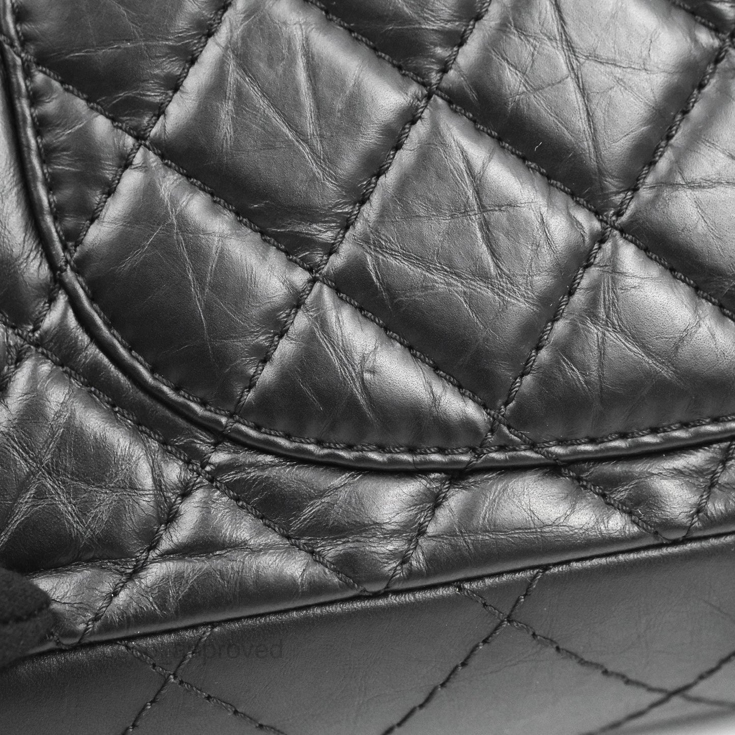 Chanel Reissue 226 Quilted Black Aged Calfskin Aged Gold Hardware