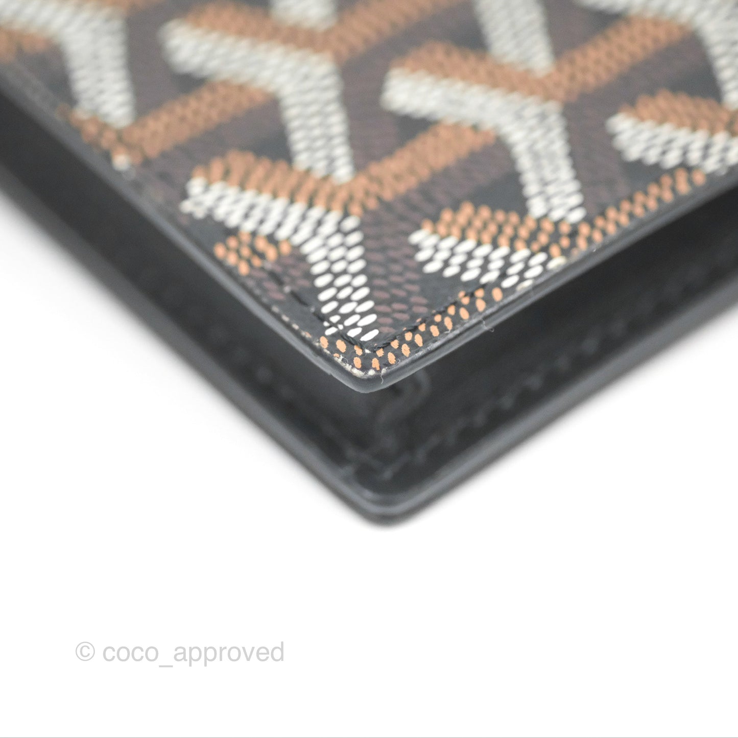 Goyard Malesherbes Card Wallet Goyardine Black