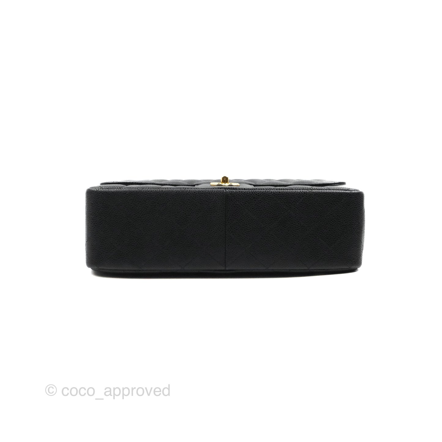 Chanel Jumbo Double Flap Black Caviar Gold Hardware⁣⁣