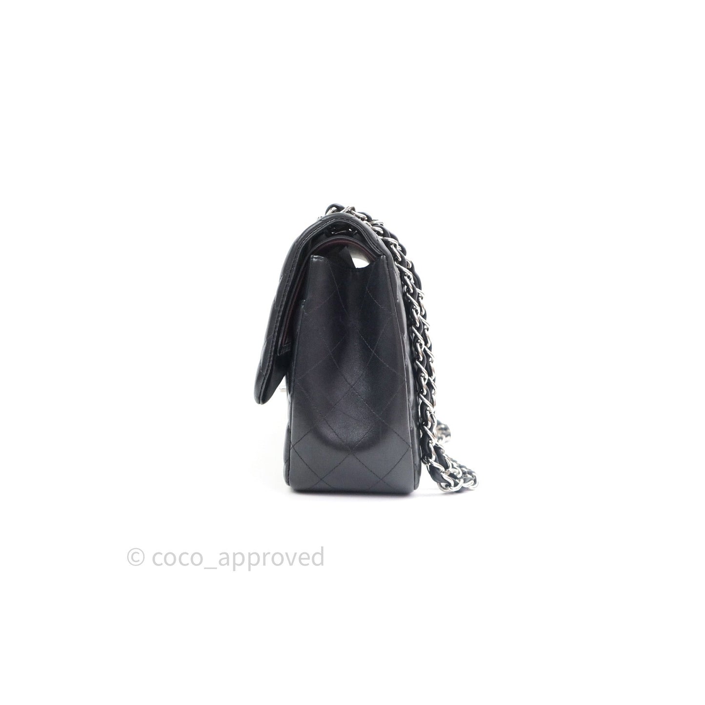 Chanel Jumbo Double Flap Black Lambskin Silver Hardware⁣⁣