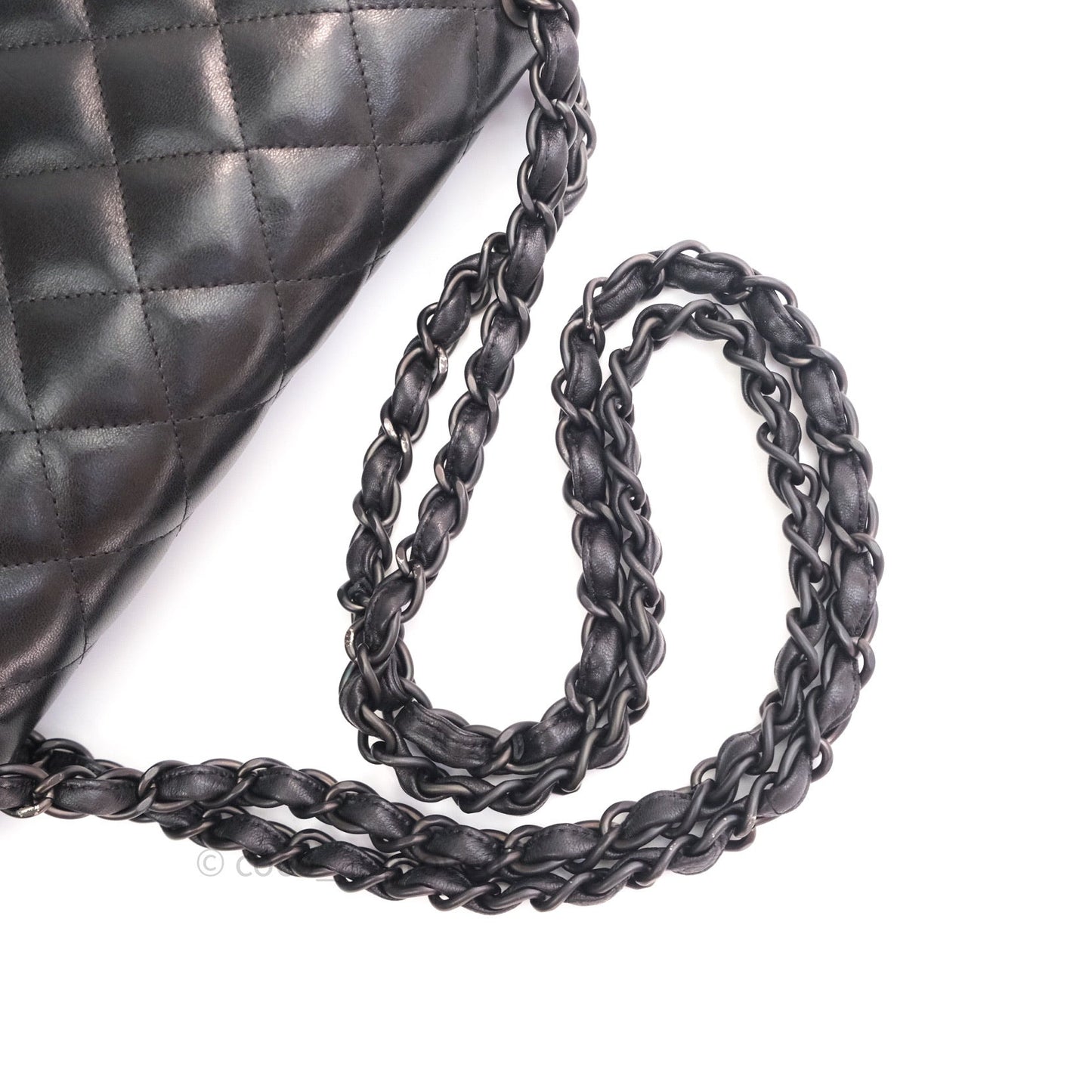 Chanel Jumbo Double Flap So Black Lambskin Black Hardware⁣⁣