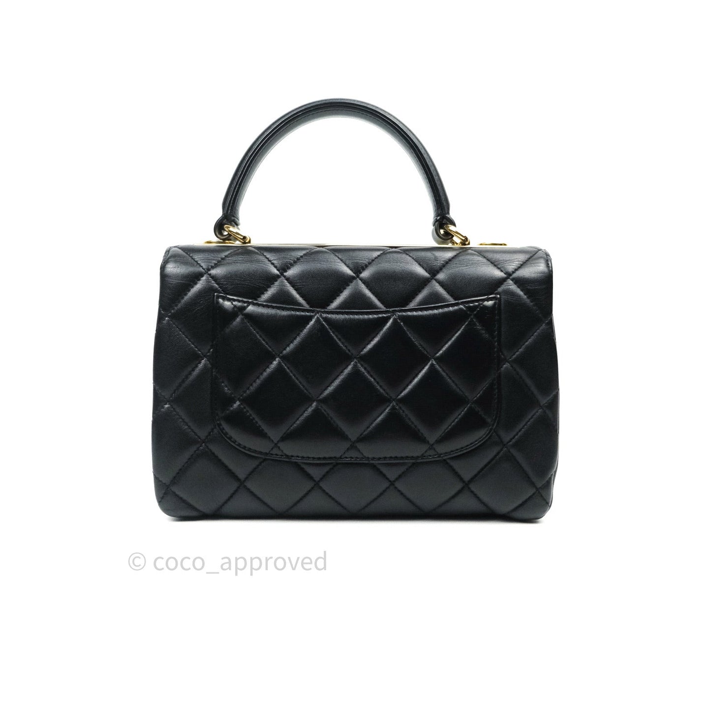 Chanel Trendy CC Small Black Lambskin Gold Hardware
