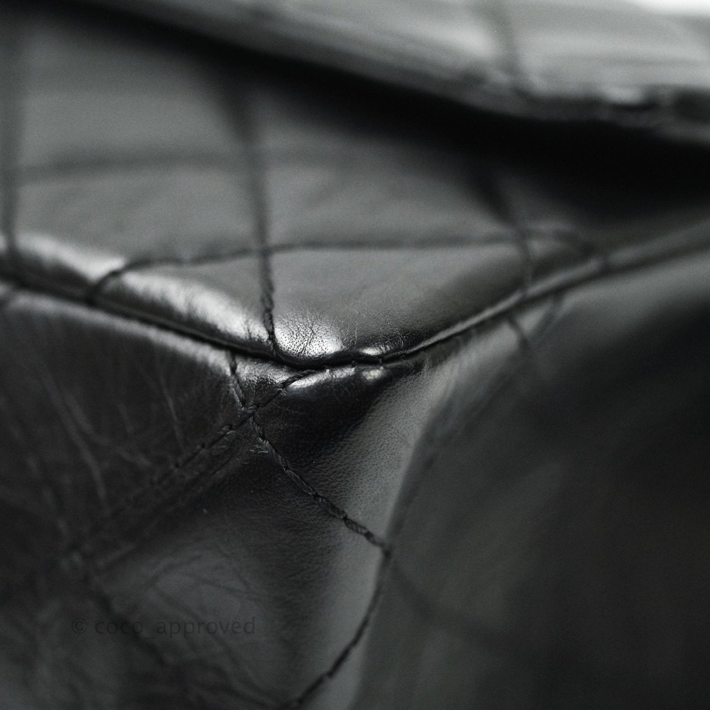 Chanel Reissue Quilted Aged Calfskin Black Ruthenium Hardware 226