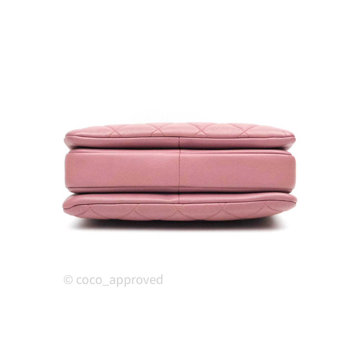 Chanel Quilted Small Trendy CC Flap Bag Mauve Pink Lambskin Ruthenium Hardware
