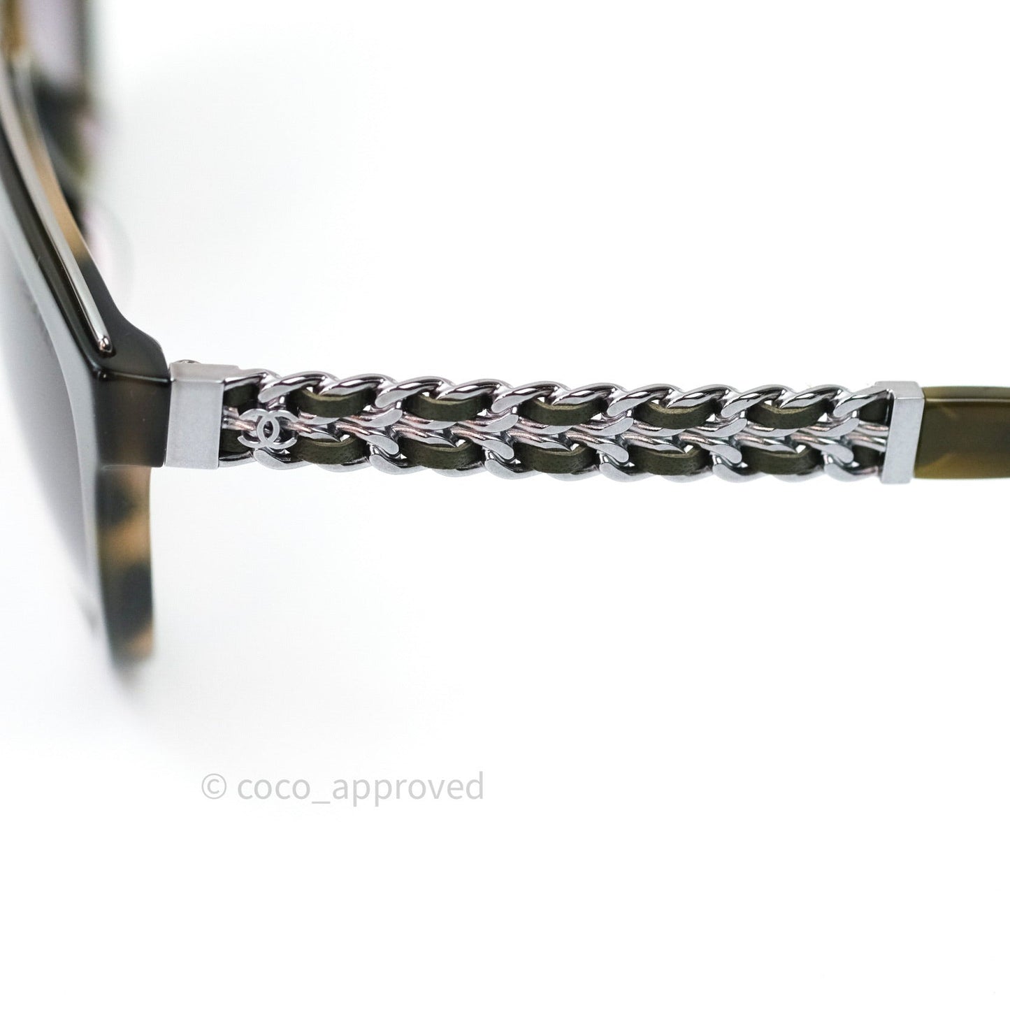 Chanel Sunglasses Dark Khaki