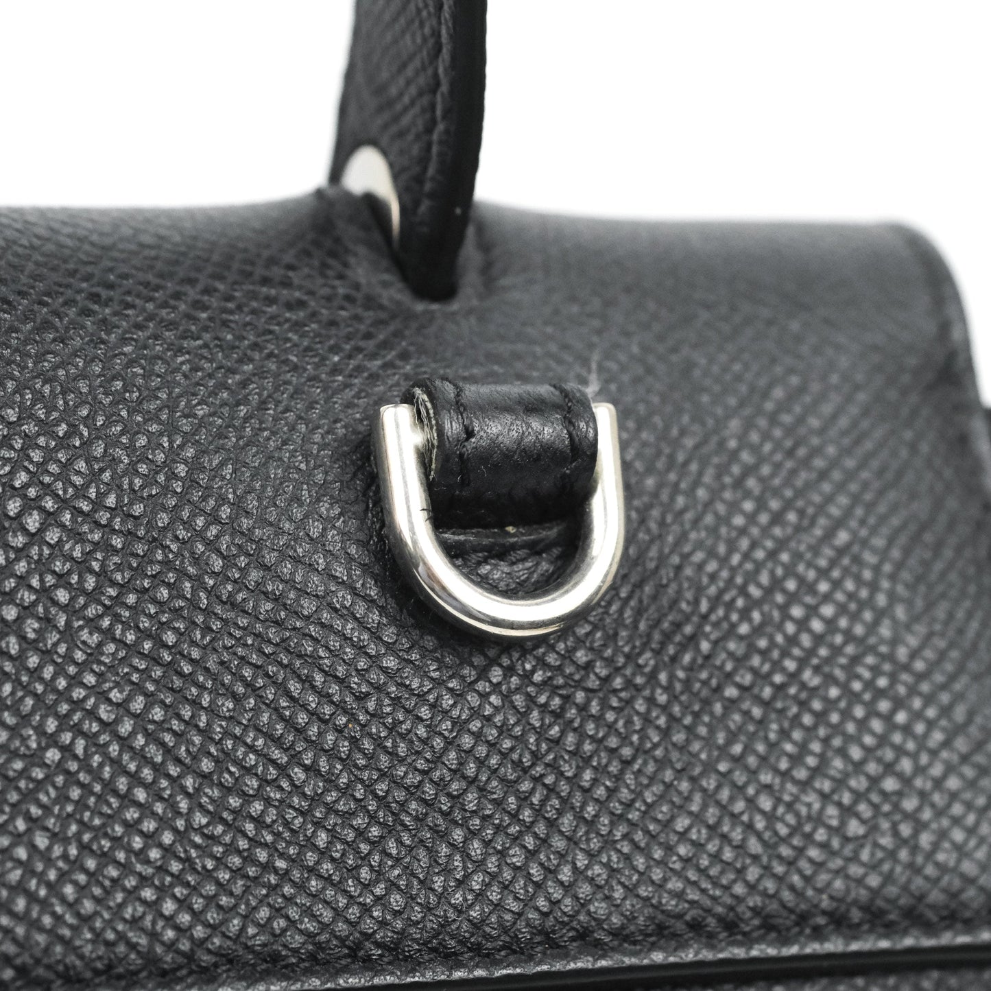 Celine Mini Belt Bag Dark Navy Grained Calfskin Silver Hardware
