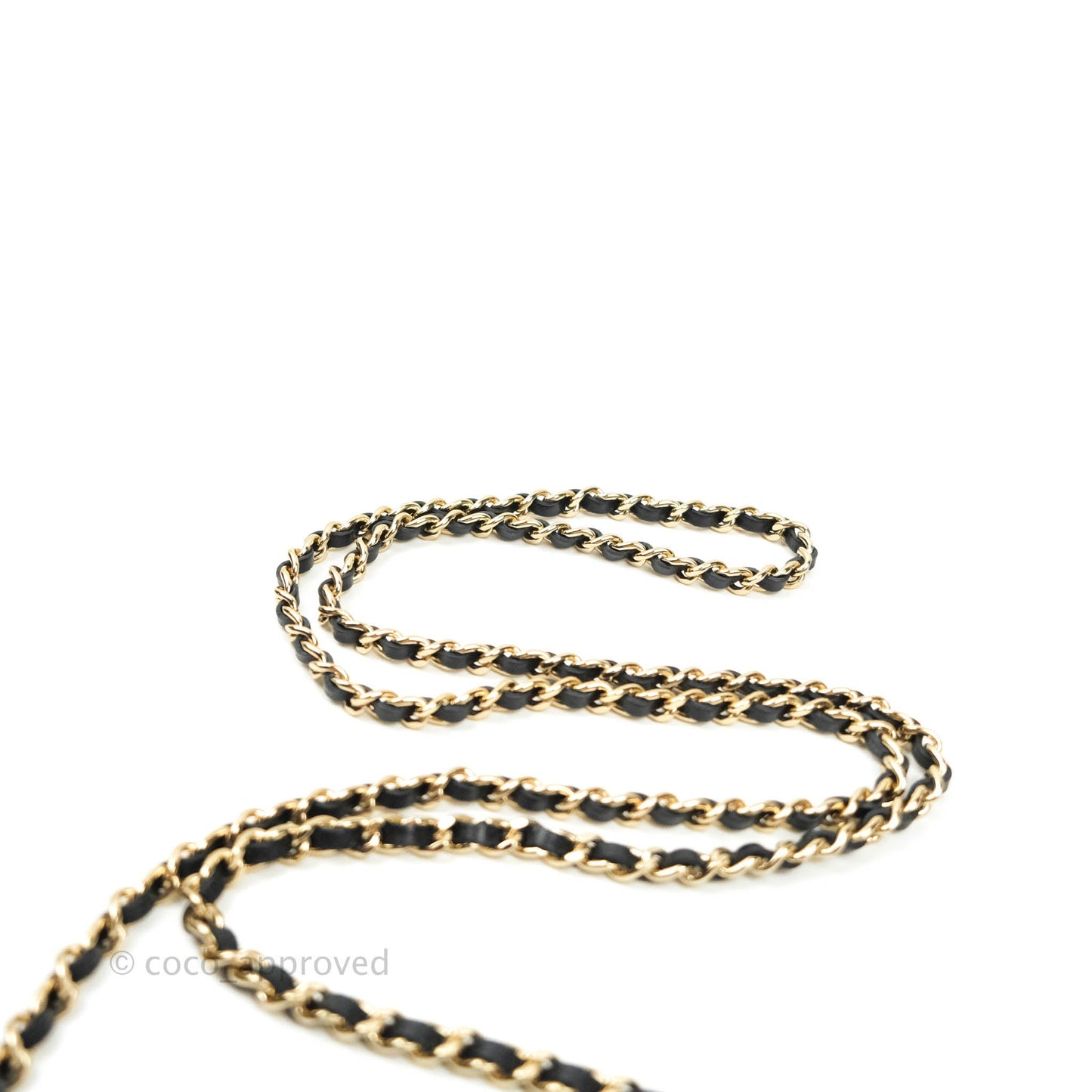 Chanel Filigree Wallet on Chain WOC Black Caviar Gold Hardware
