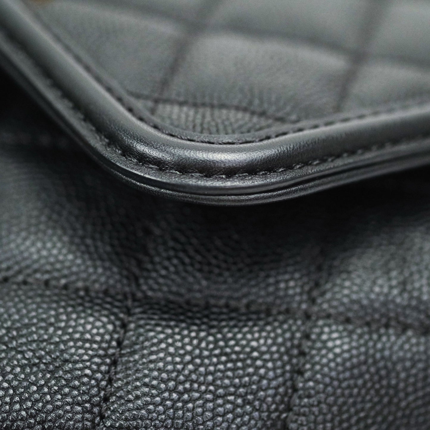 Chanel Quilted Filigree Backpack Black Caviar