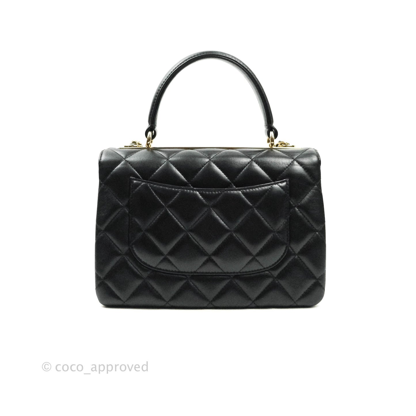 Chanel Trendy CC Small Black Lambskin Gold Hardware