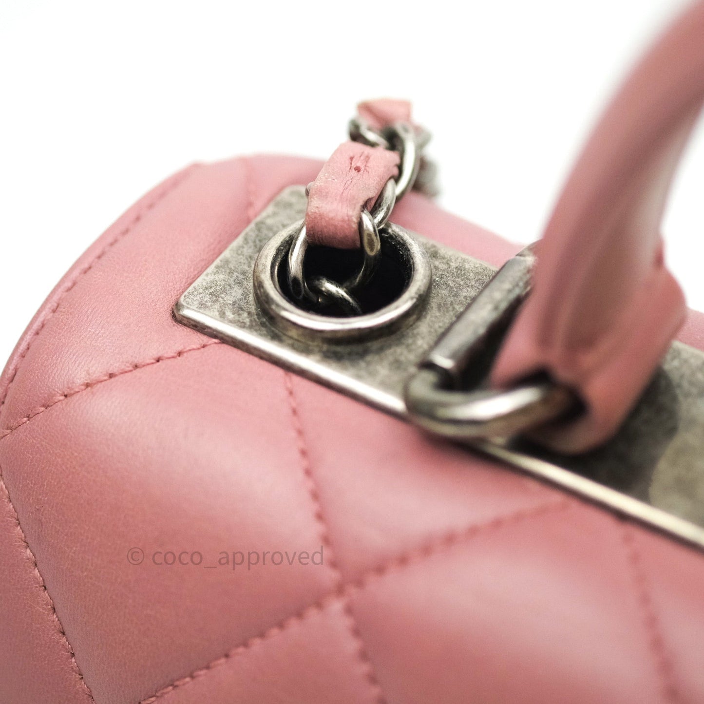 Chanel Quilted Small Trendy CC Flap Bag Mauve Pink Lambskin Ruthenium Hardware