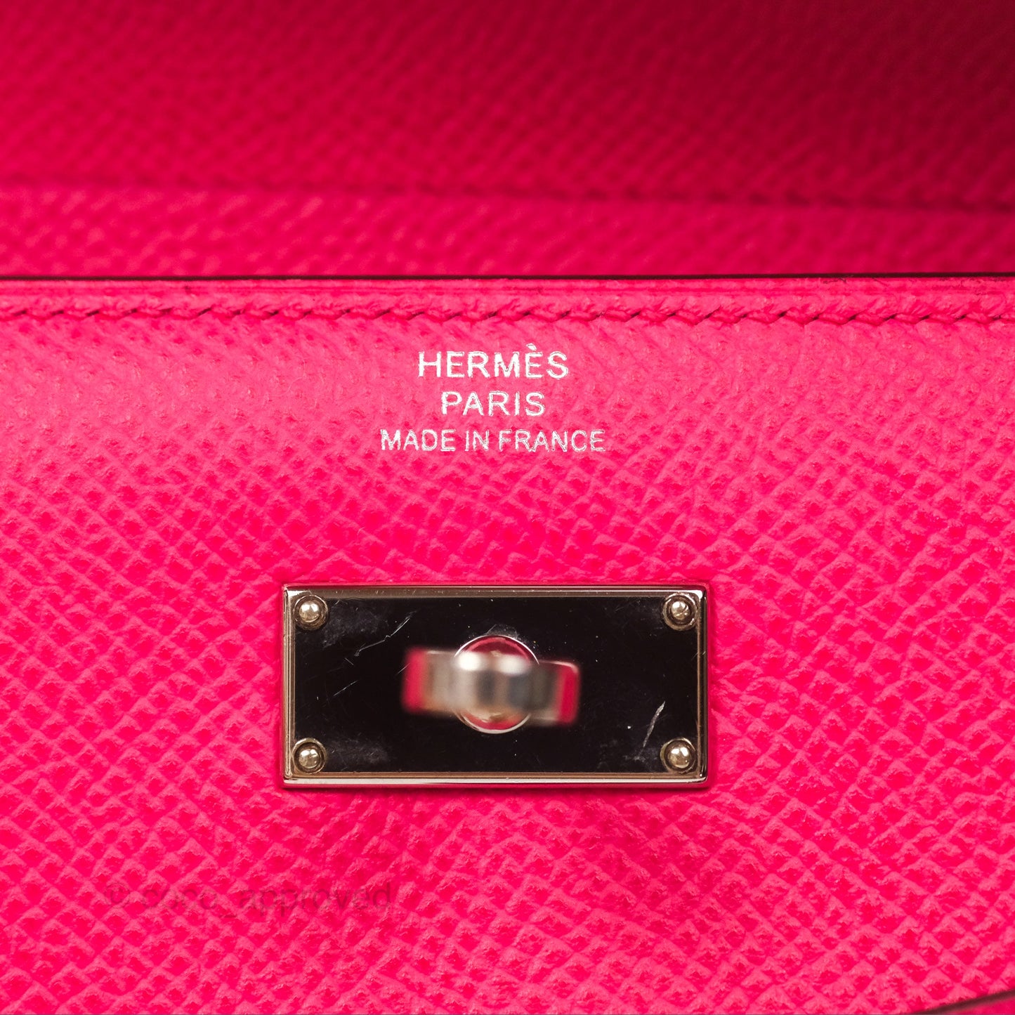 Hermès Small Kelly Wallet Rose Extreme I6 Epsom Palladium Hardware