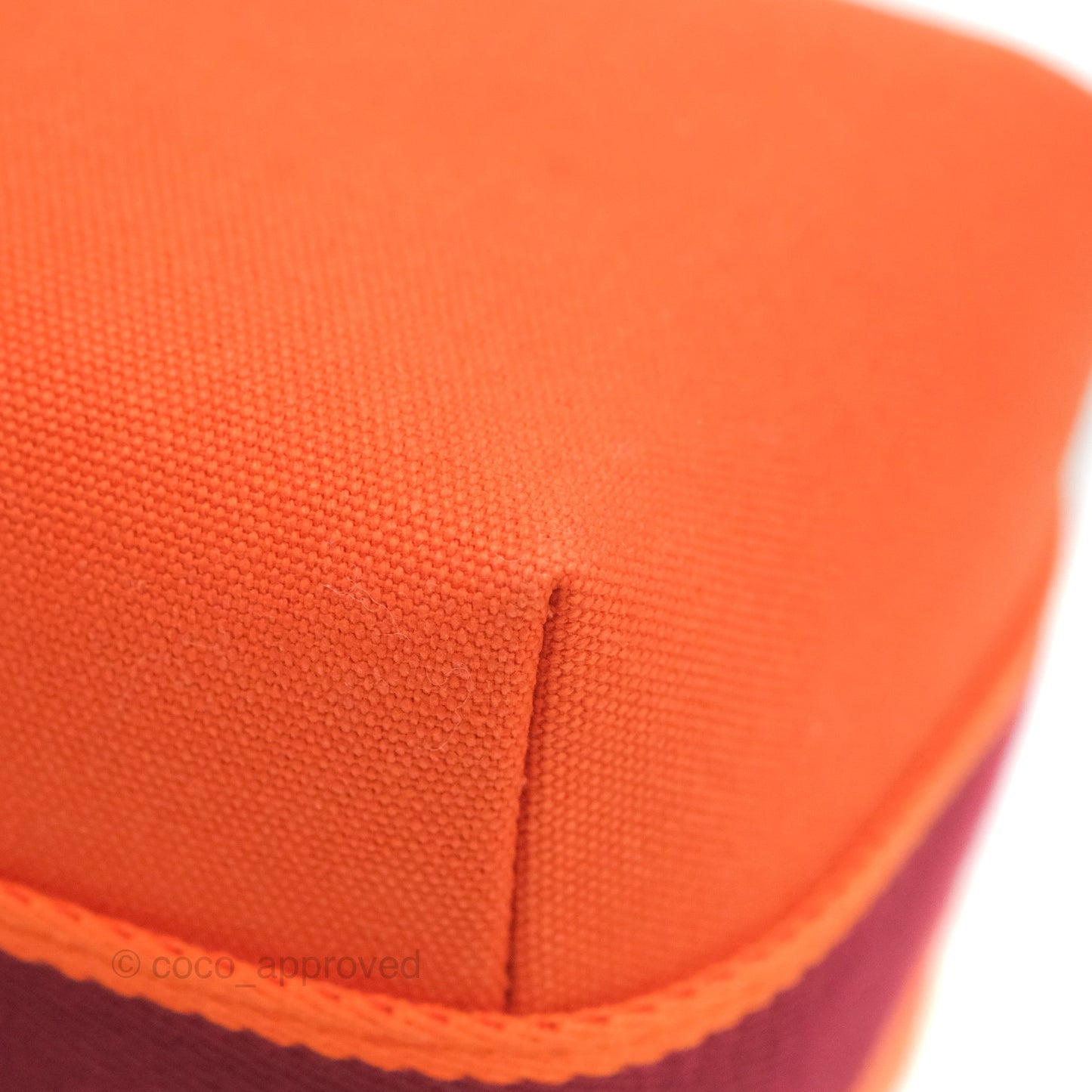Hermès Small Bride-A-Brac Orange Feu Canvas