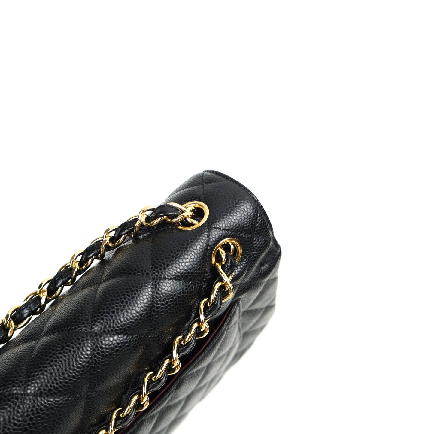 Chanel Classic Jumbo Double Flap Black Caviar Gold Hardware⁣⁣