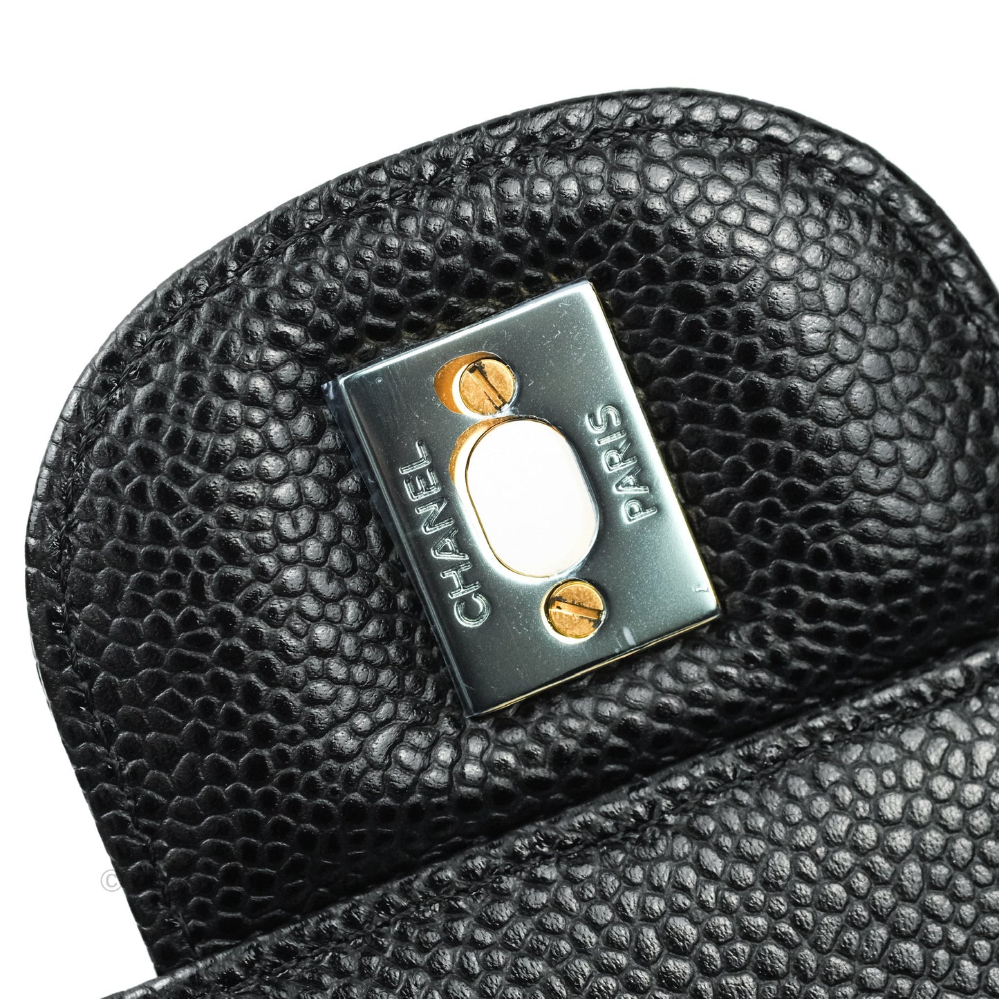 Chanel Jumbo Double Flap Black Caviar Gold Hardware⁣⁣