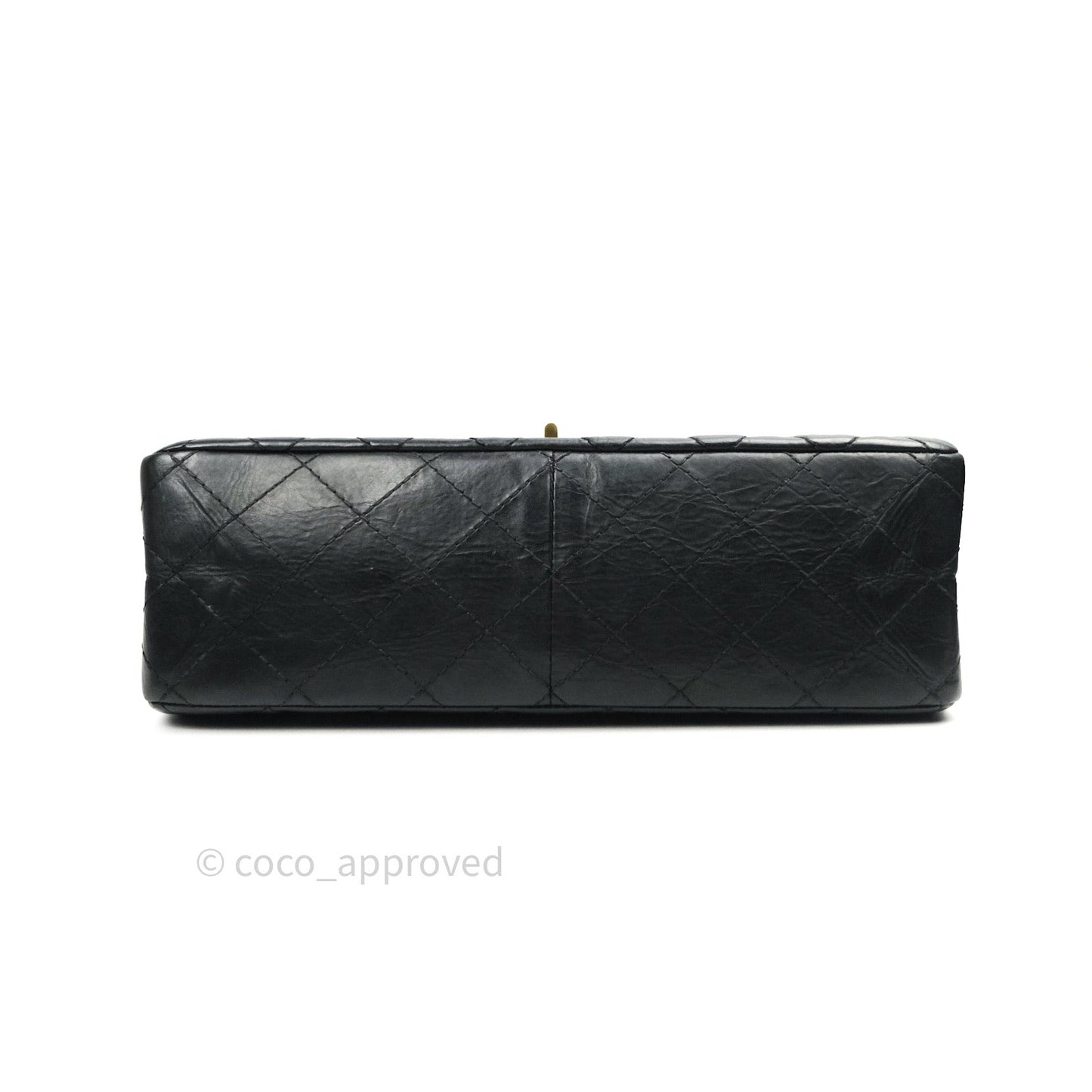 Chanel Reissue Quilted Aged Calfskin Black Gold Hardware 226