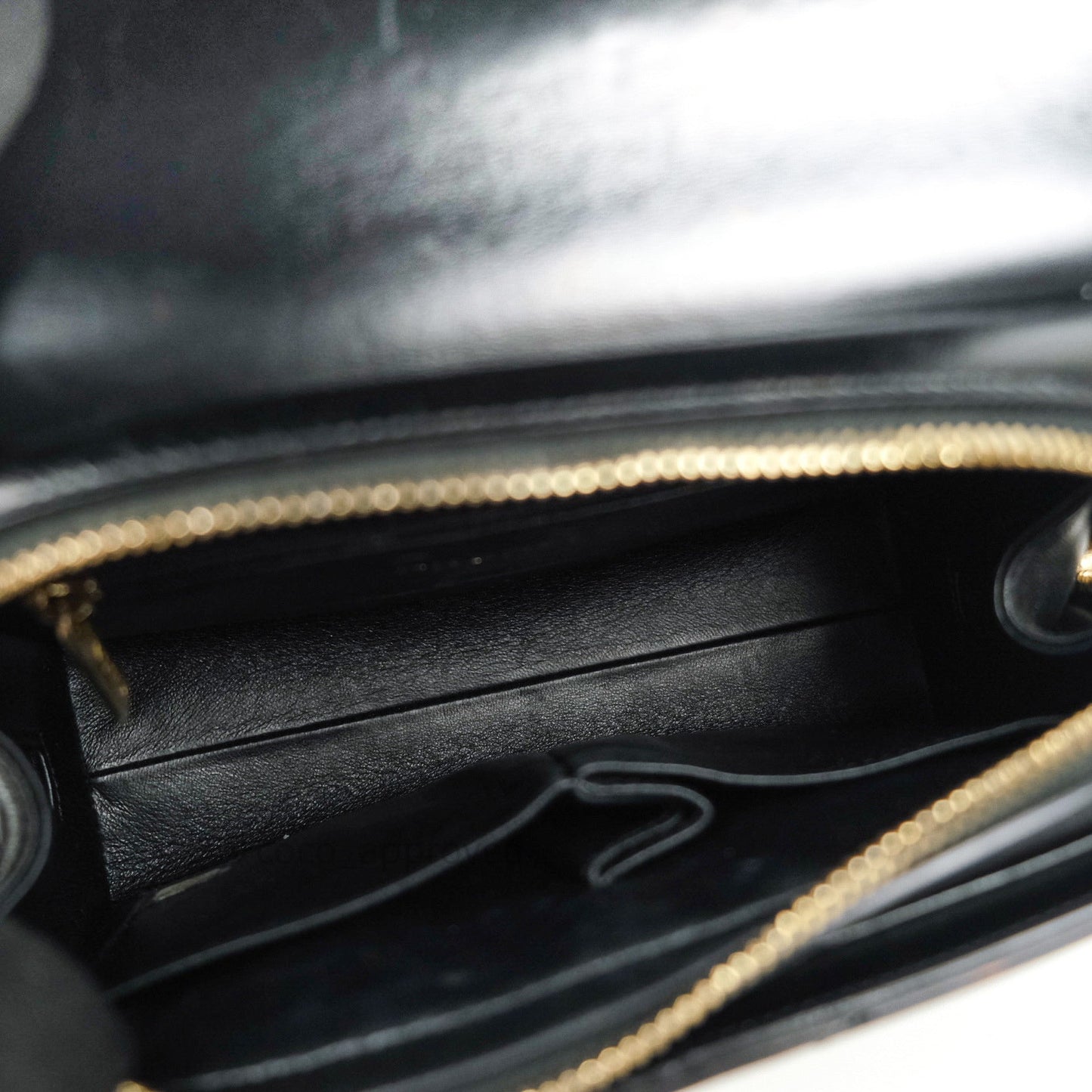Chanel Chevron Calfskin Medium Medal Flap Black