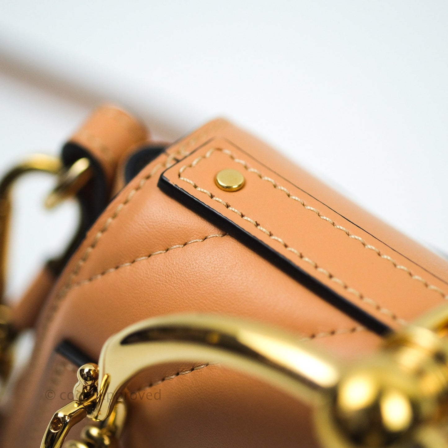 Chloé Nile Crossbody Bag Quilted Leather Beige