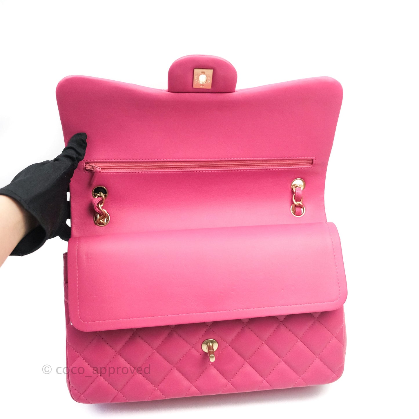 Chanel Jumbo Double Flap Pink Lambskin Gold Hardware⁣⁣