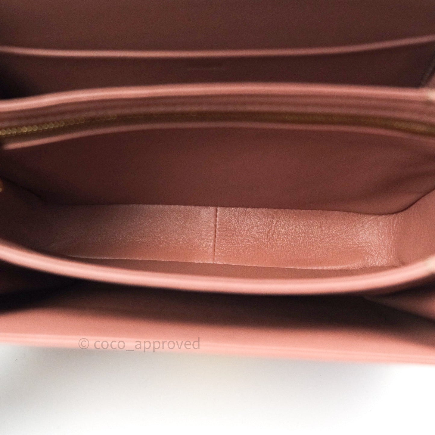 Celine Shiny Calfskin Medium Triomphe Antique Rose