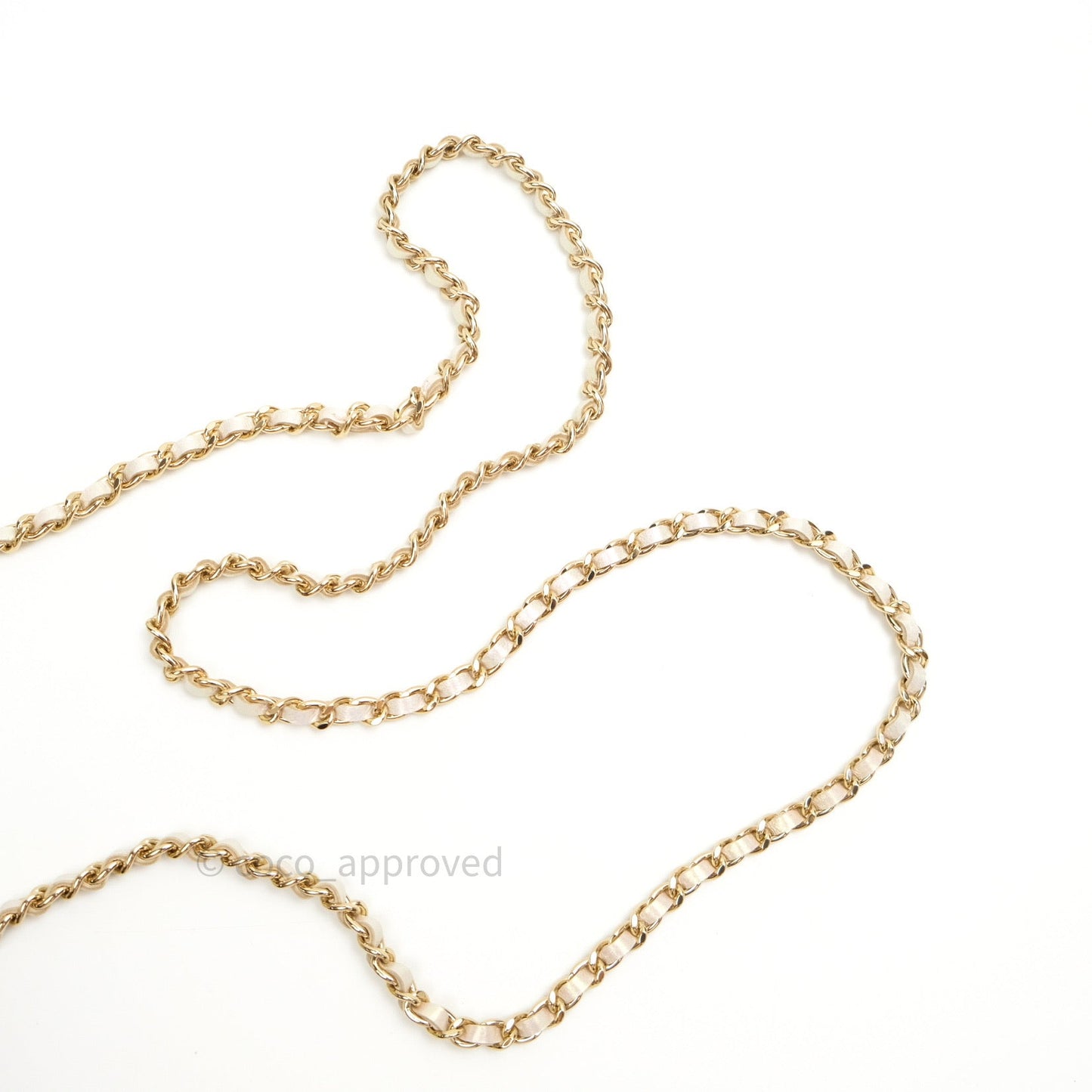 Chanel Classic Ivory Iridescent Gold Hardware Phone Holder