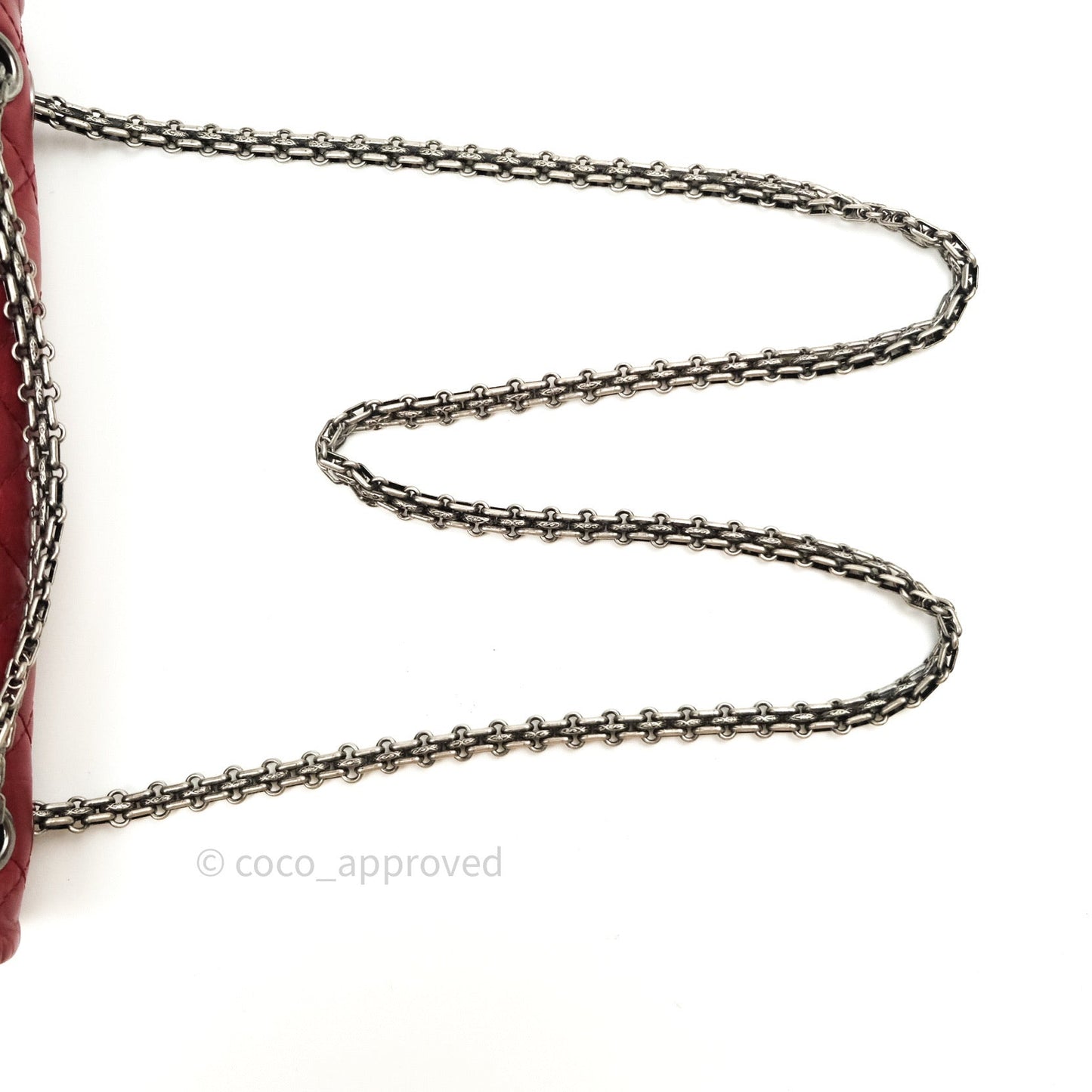 Chanel Reissue Quilted Aged Calfskin Dark Red Ruthenium Hardware 226