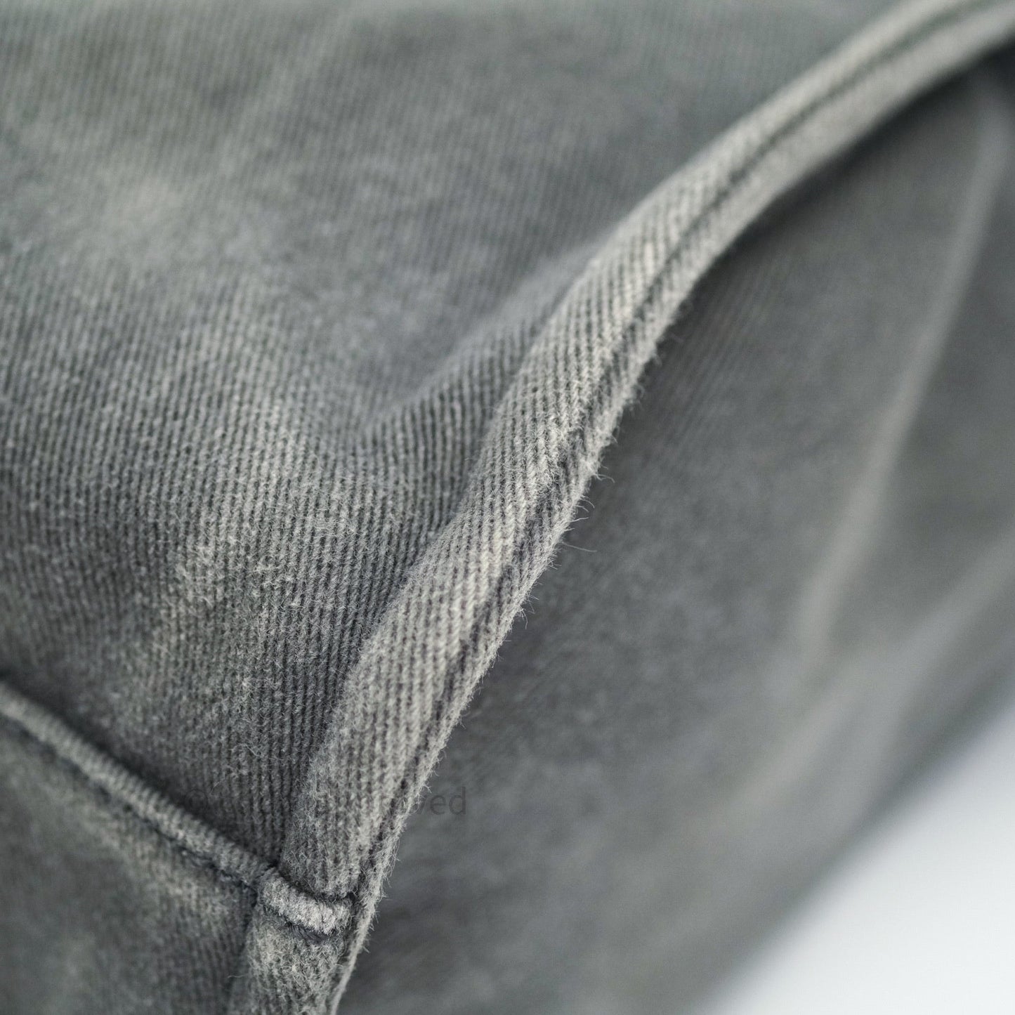 Chanel Denim Deauville Grey/Black With Black Sequins Logo