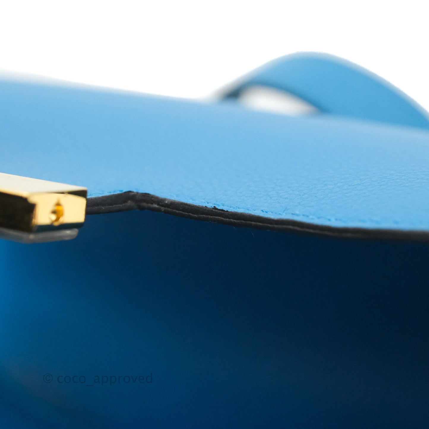 Hermès Constance 24 Bleu Frida Evercolor Gold Hardware